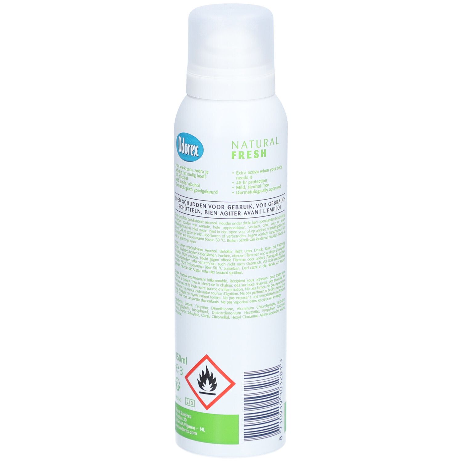 Odorex Deo Natural Fresh Spray