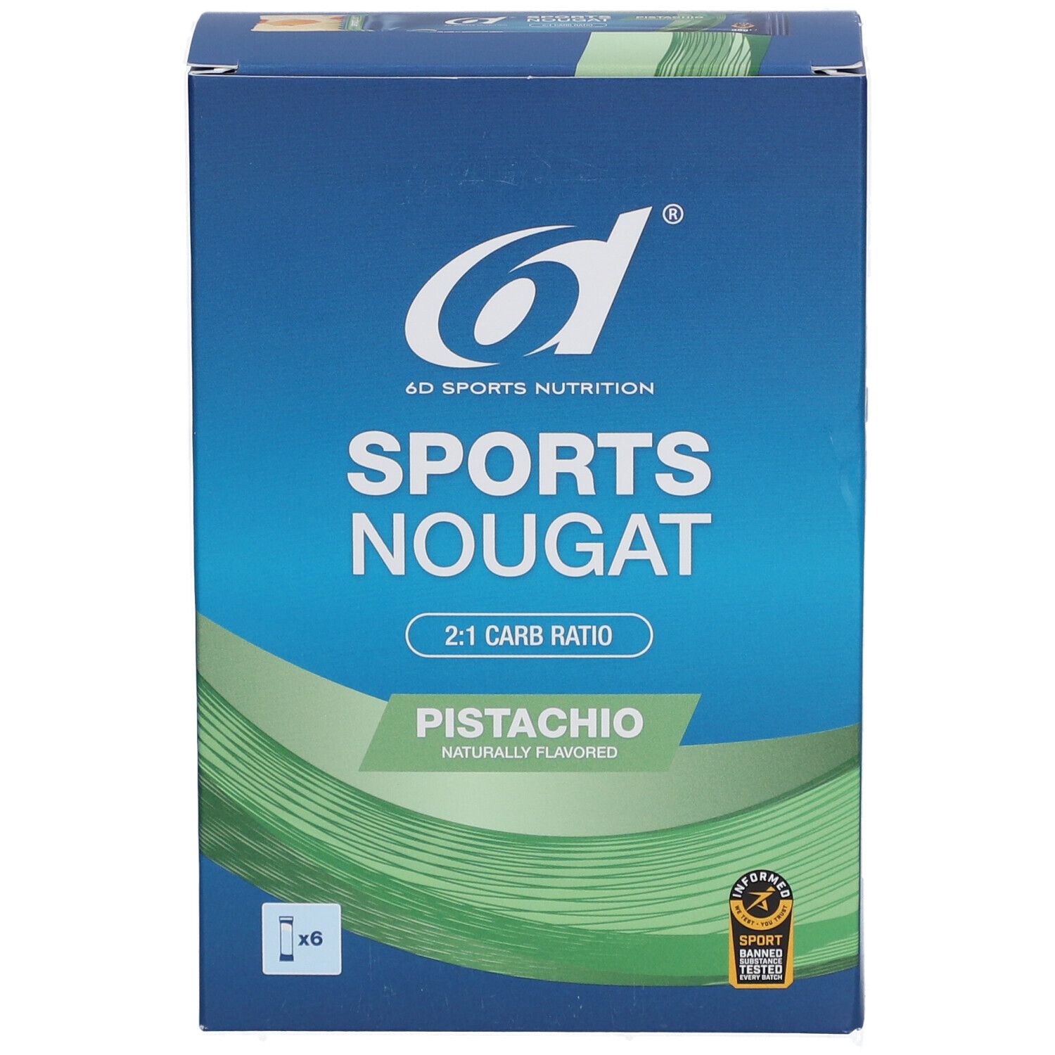 6D Sports Nutrition Sports Nougat Pistache