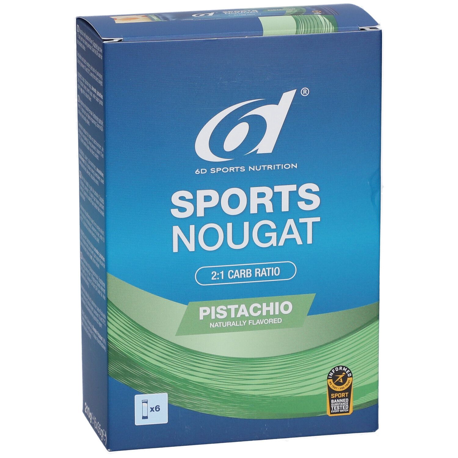 6D Sports Nutrition Sports Nougat Pistache