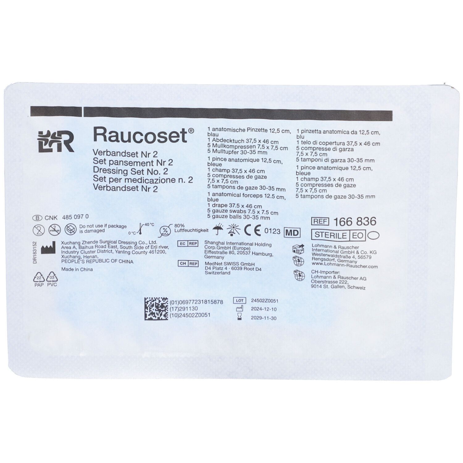 Lohmann & RauscherSet de pansement Raucoset N2 R1953-3-4