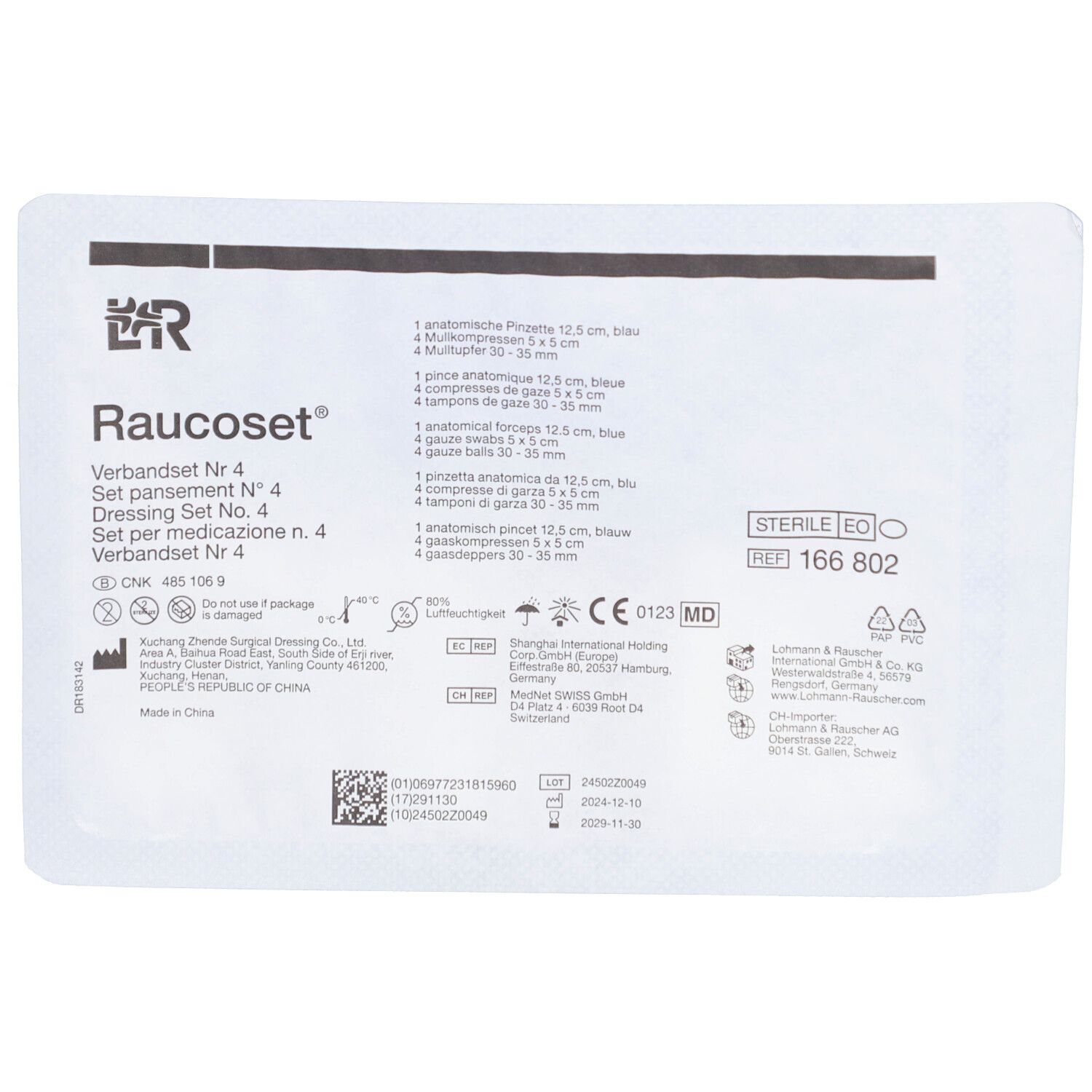 Lohmann & Rauscher Raucoset® Set Pansement N4 166802