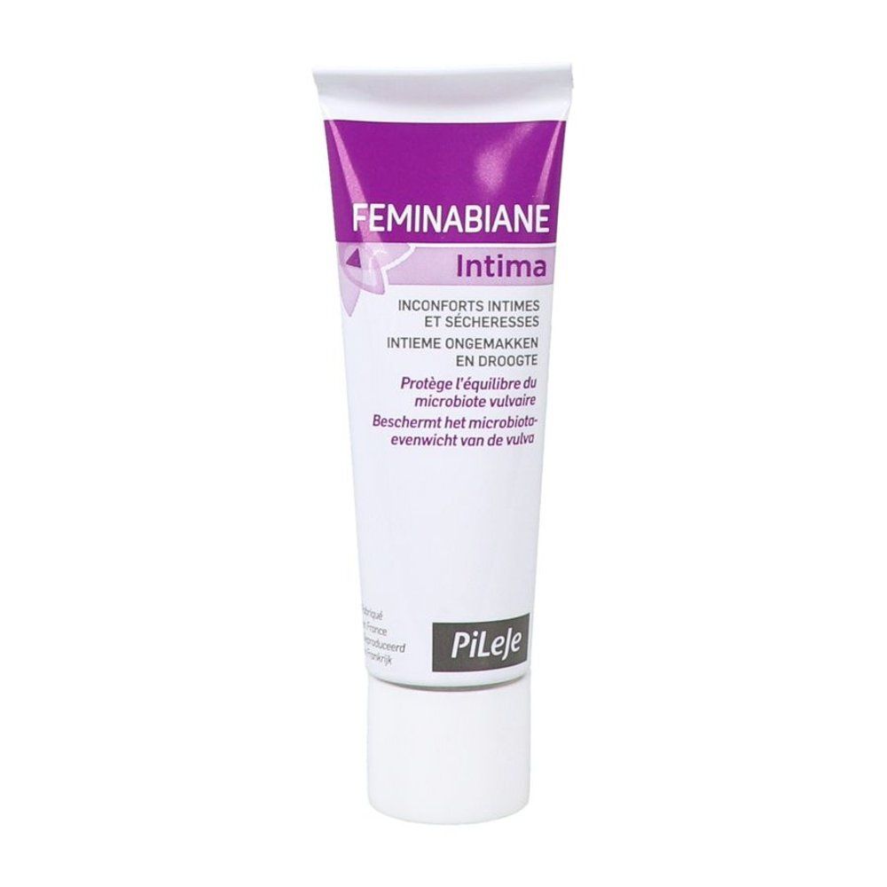 Tube Feminabiane Intima. Pour inconforts intimes. Marque Pileje.