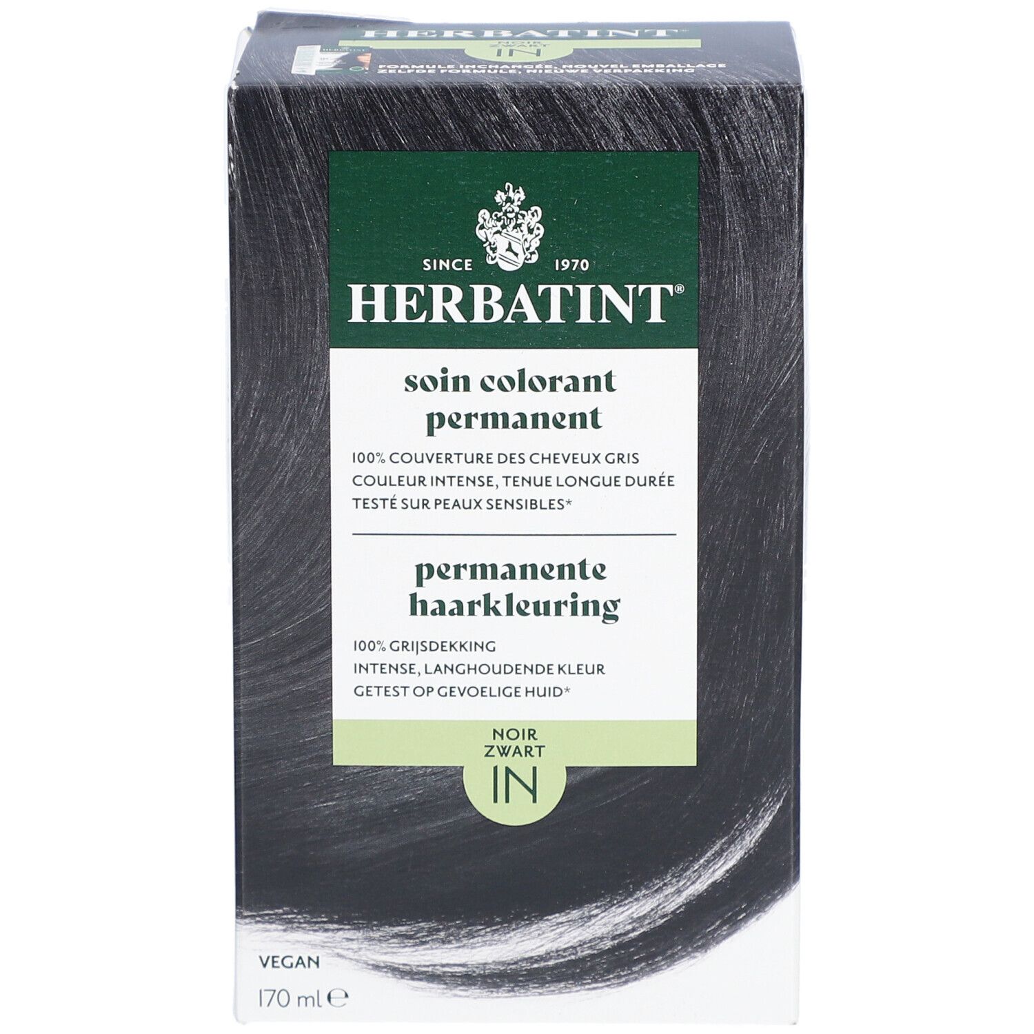 Herbatint Coloration Permanente 1N Noir