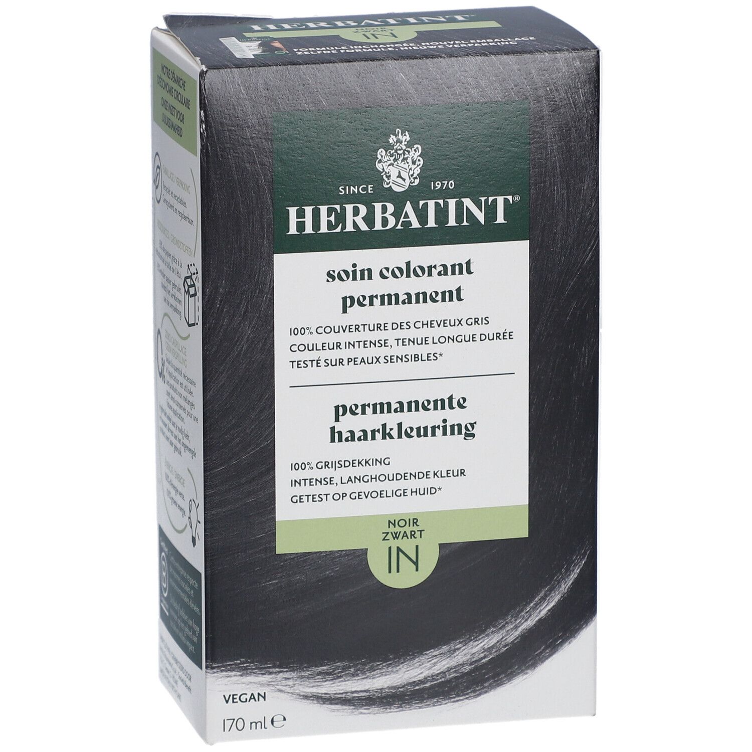 Herbatint Coloration Permanente 1N Noir