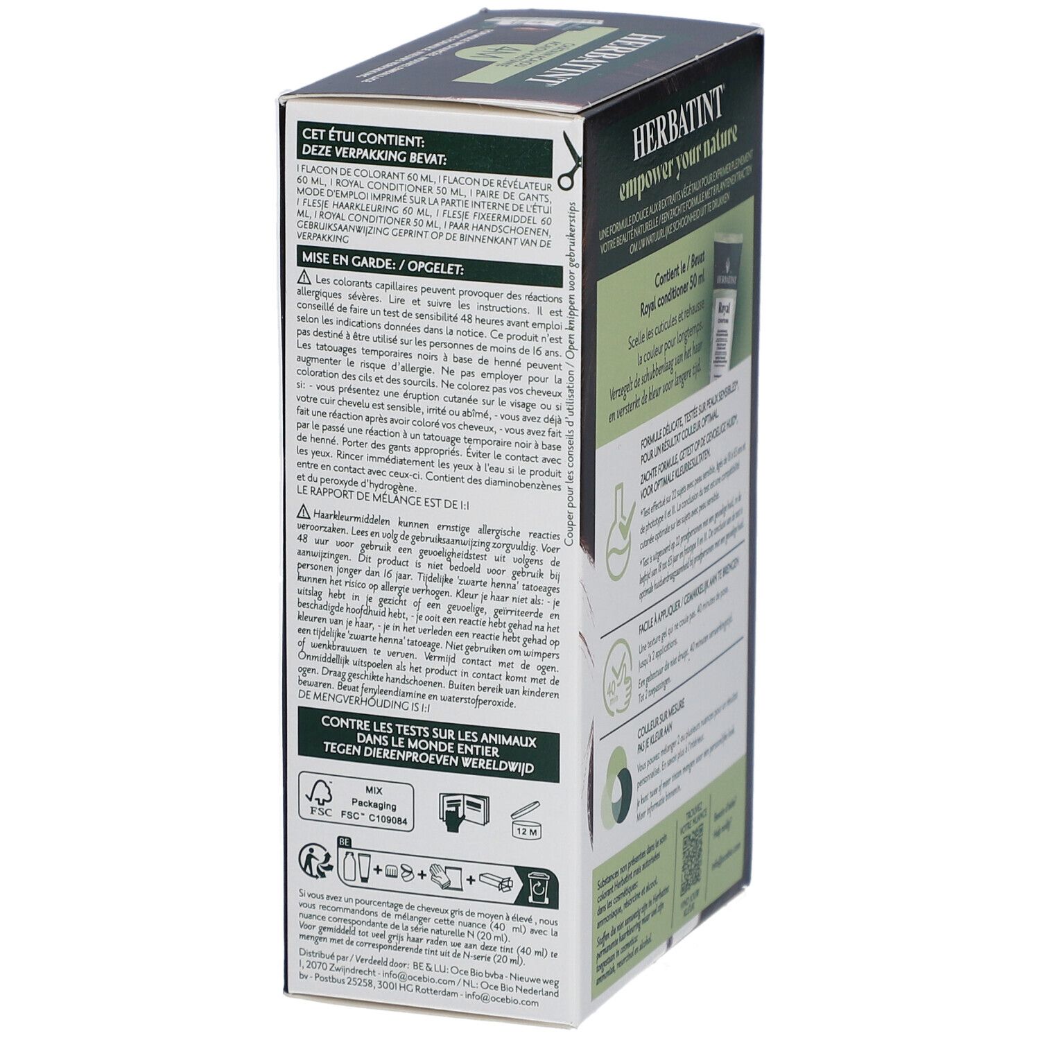 Herbatint Soin Colorant Permanent 4M - Châtain Acajou