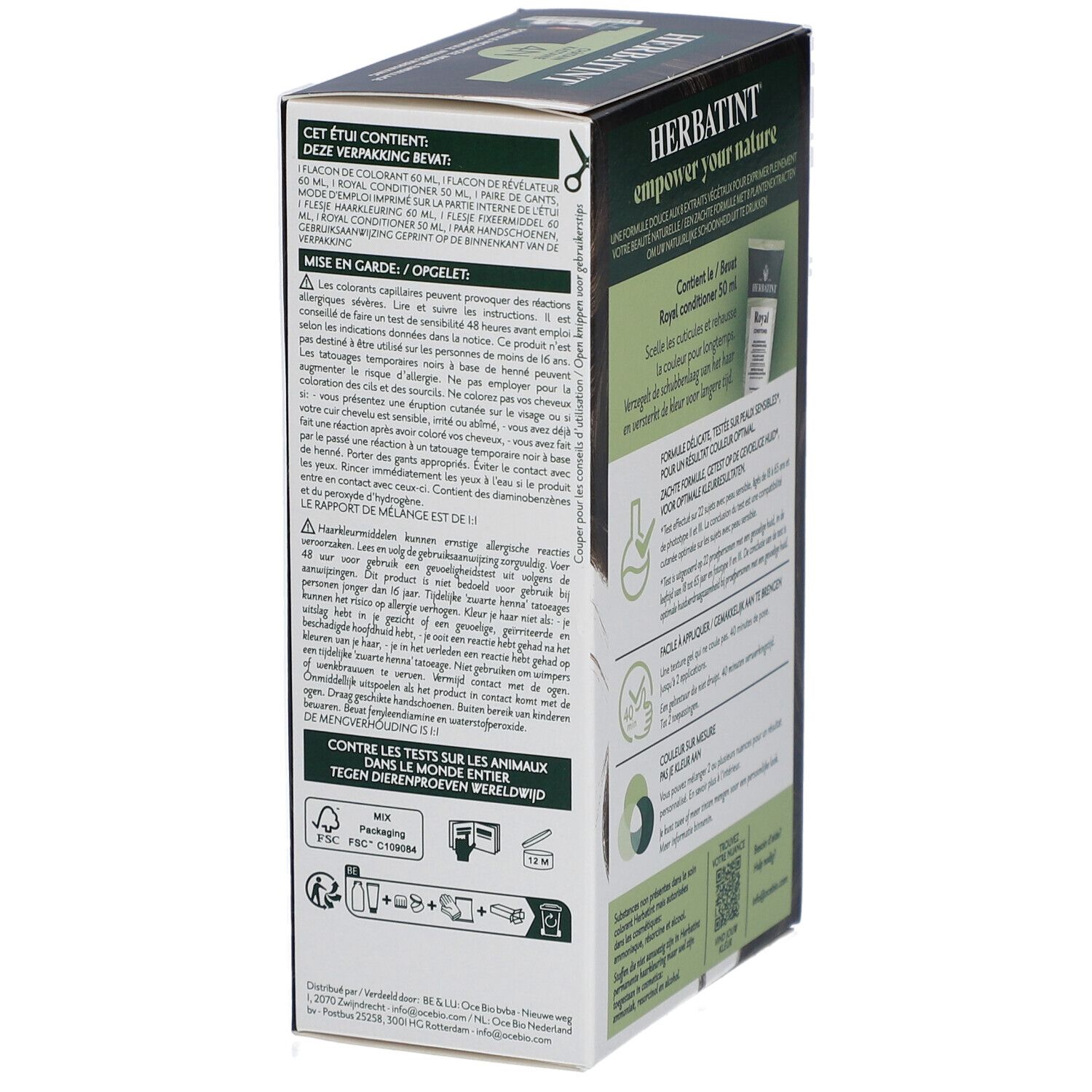 Herbatint Soin Colorant Permanent 4N Châtain