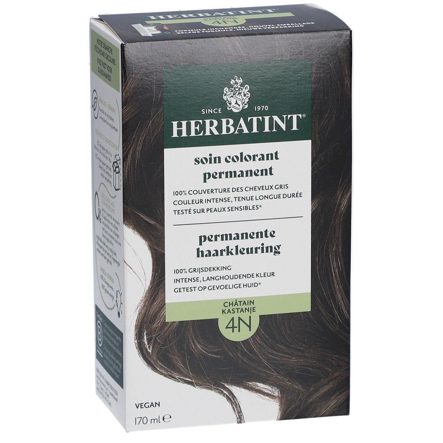Herbatint Soin Colorant Permanent 4N Châtain