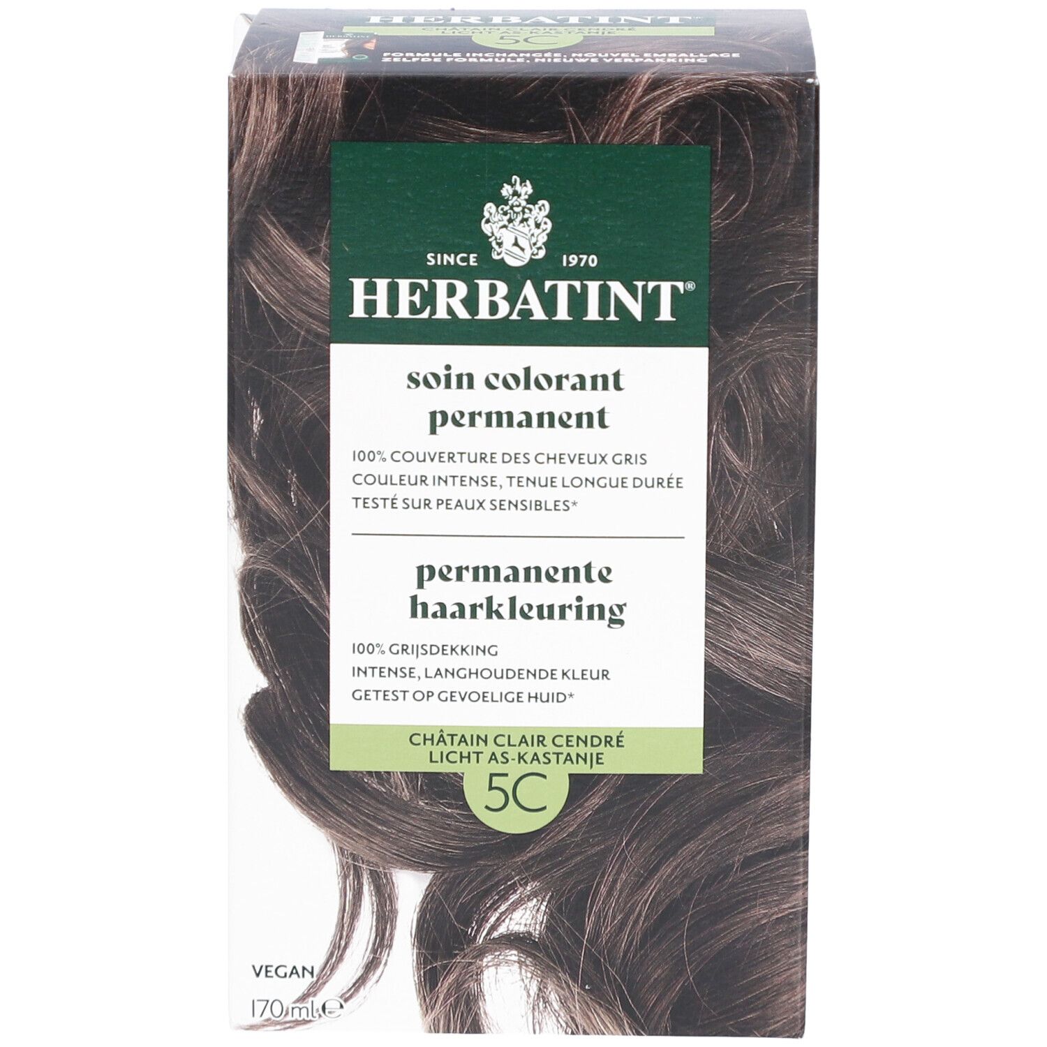 Herbatint Soin Colorant Permanent - 5C Châtain Clair Cendré