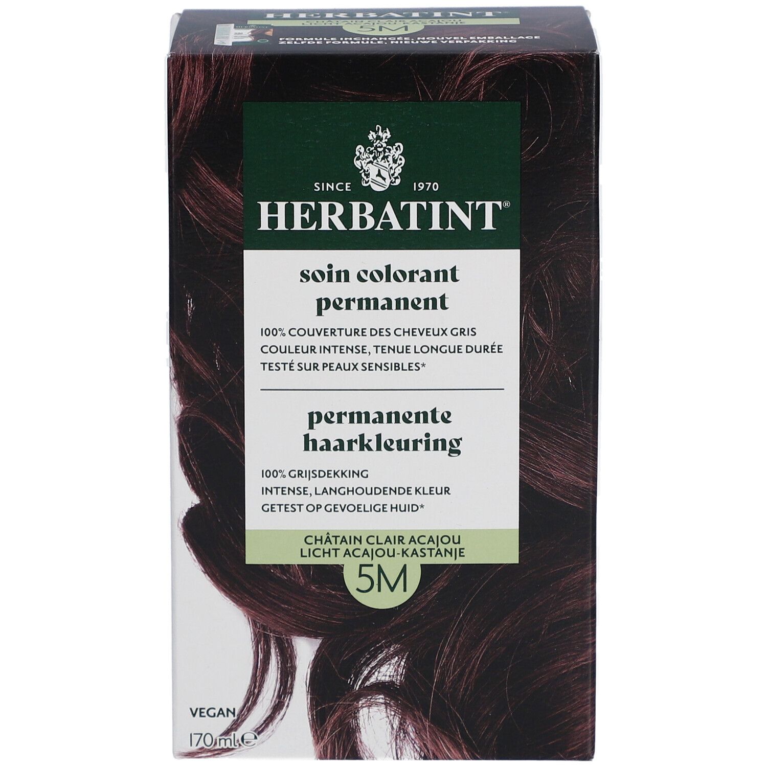 Herbatint Coloration Permanente 5M Châtain Clair