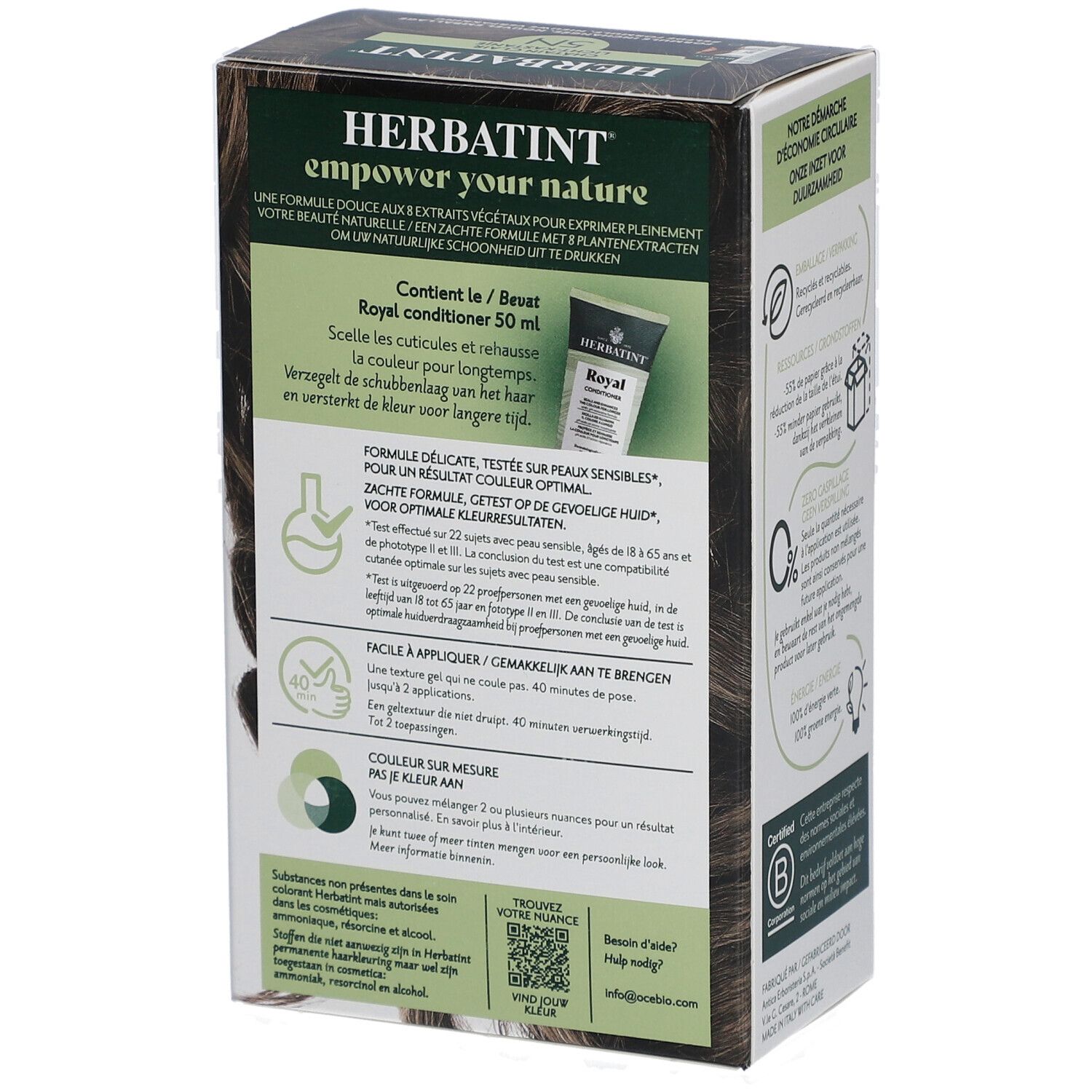 Herbatint Soin Coloration Permanente 5N Châtain Clair