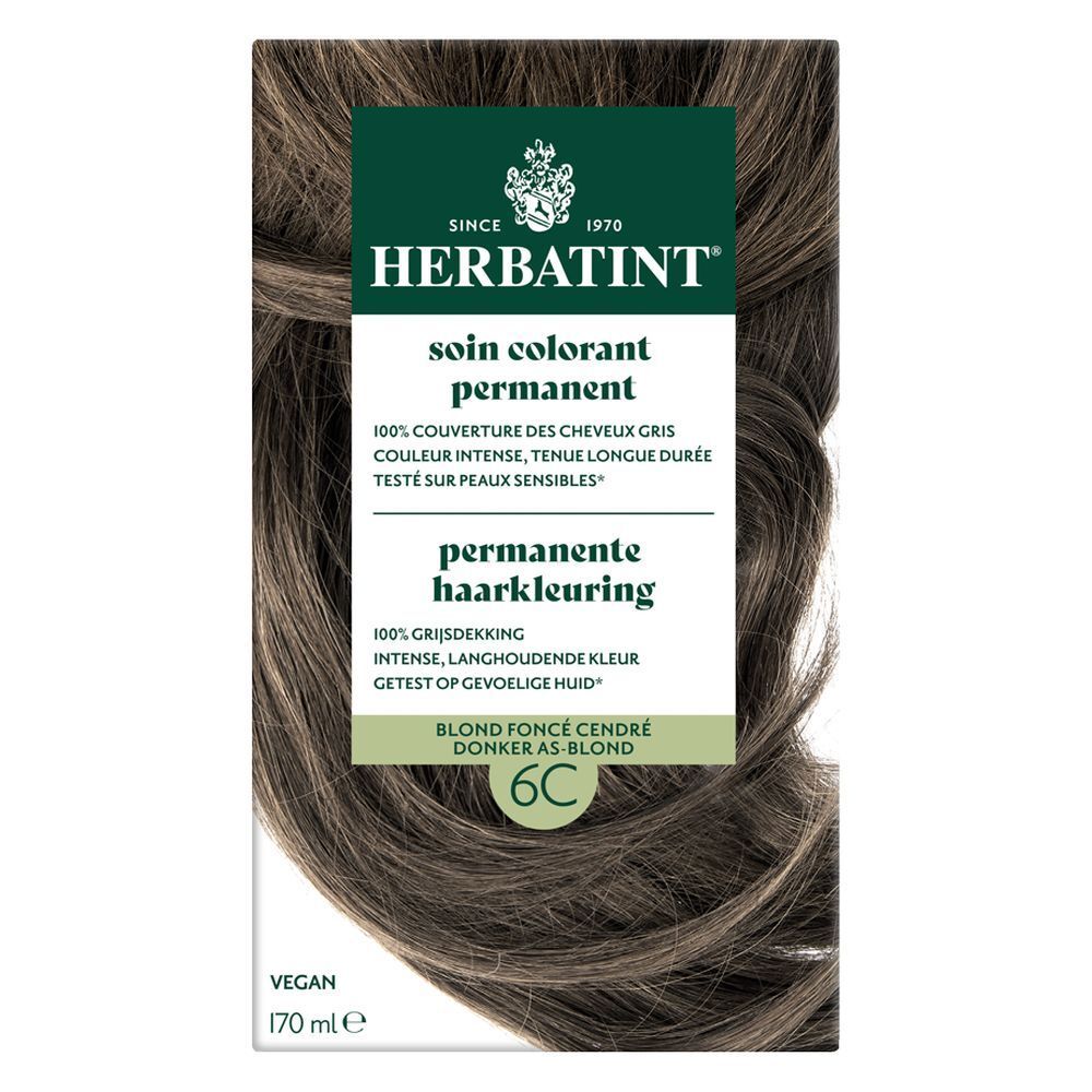 Herbatint Soin Colorant Permanent 6C Blond Foncé Cendré