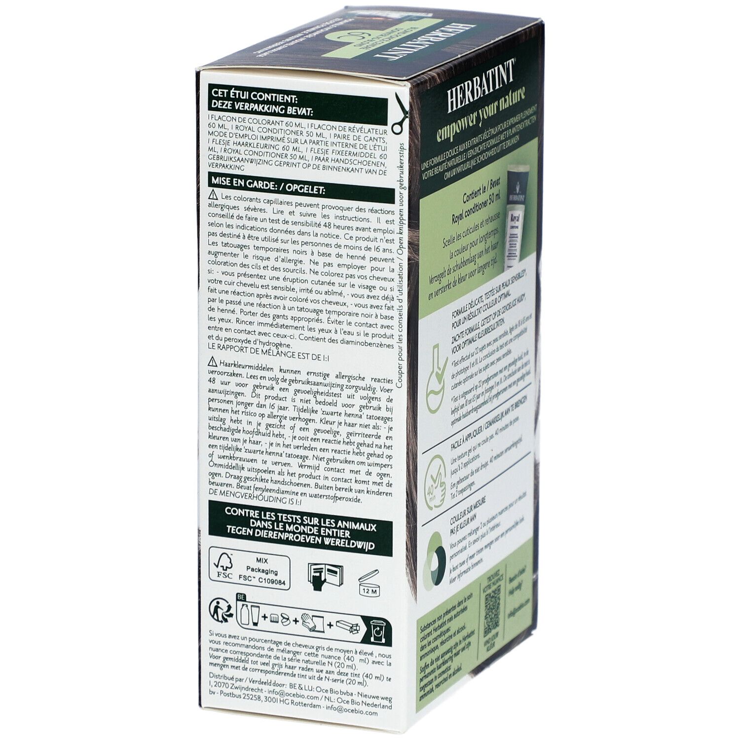 Herbatint Soin Colorant Permanent 6C Blond Foncé Cendré