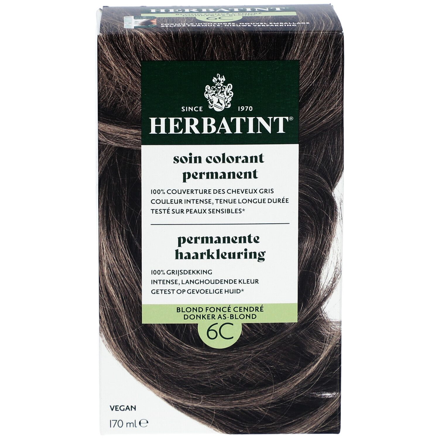 Herbatint Soin Colorant Permanent 6C Blond Foncé Cendré