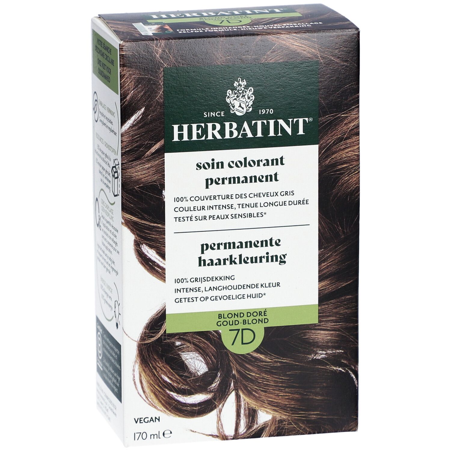 Herbatint Soin Colorant Permanent 7D Blond doré