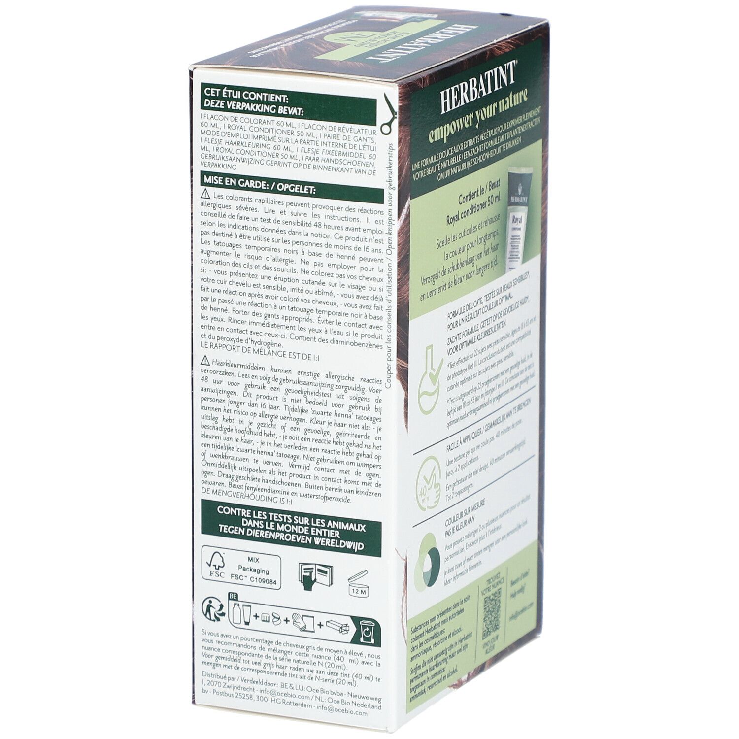 Herbatint Soin Colorant Permanent 7M Blond Acajou