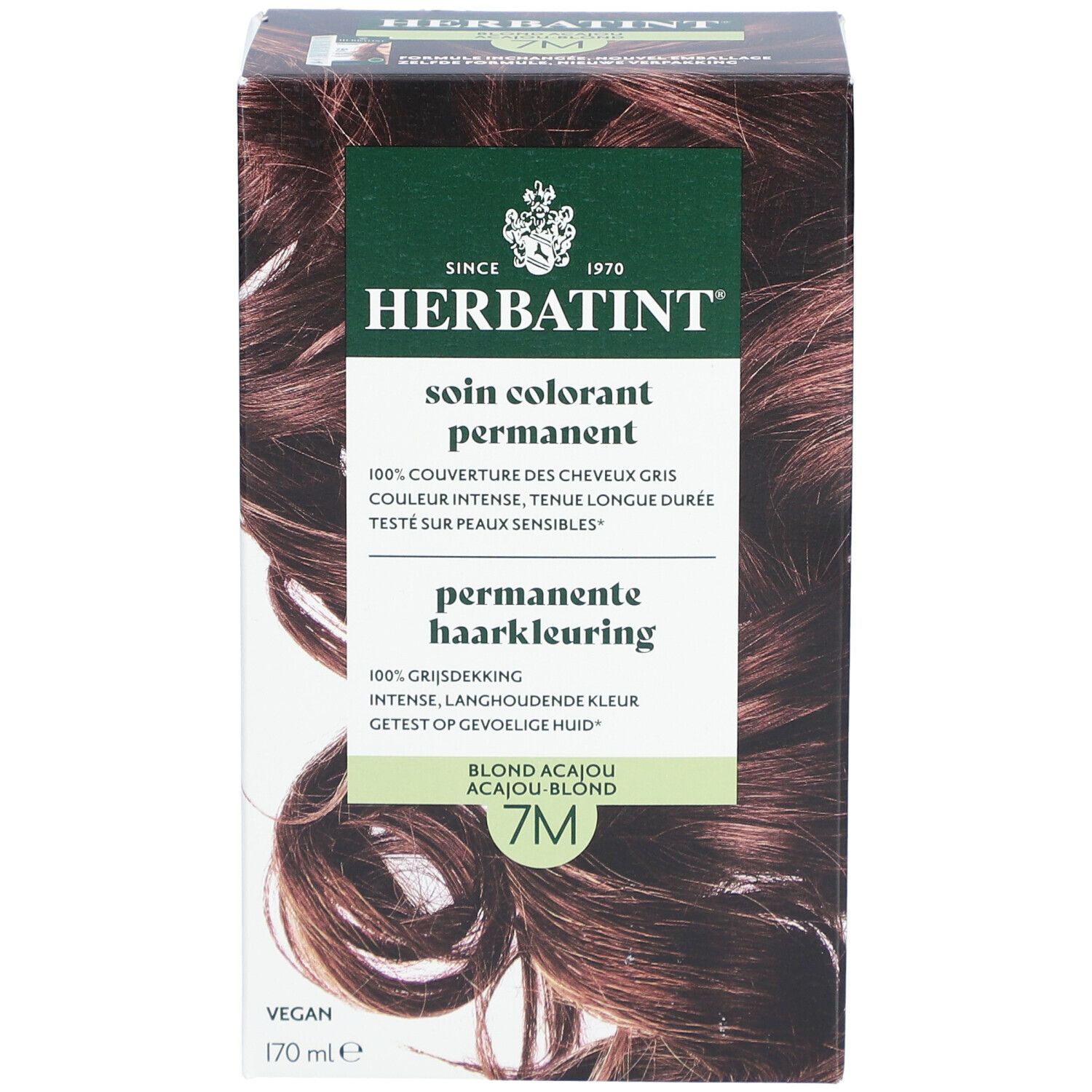 Herbatint Soin Colorant Permanent 7M Blond Acajou