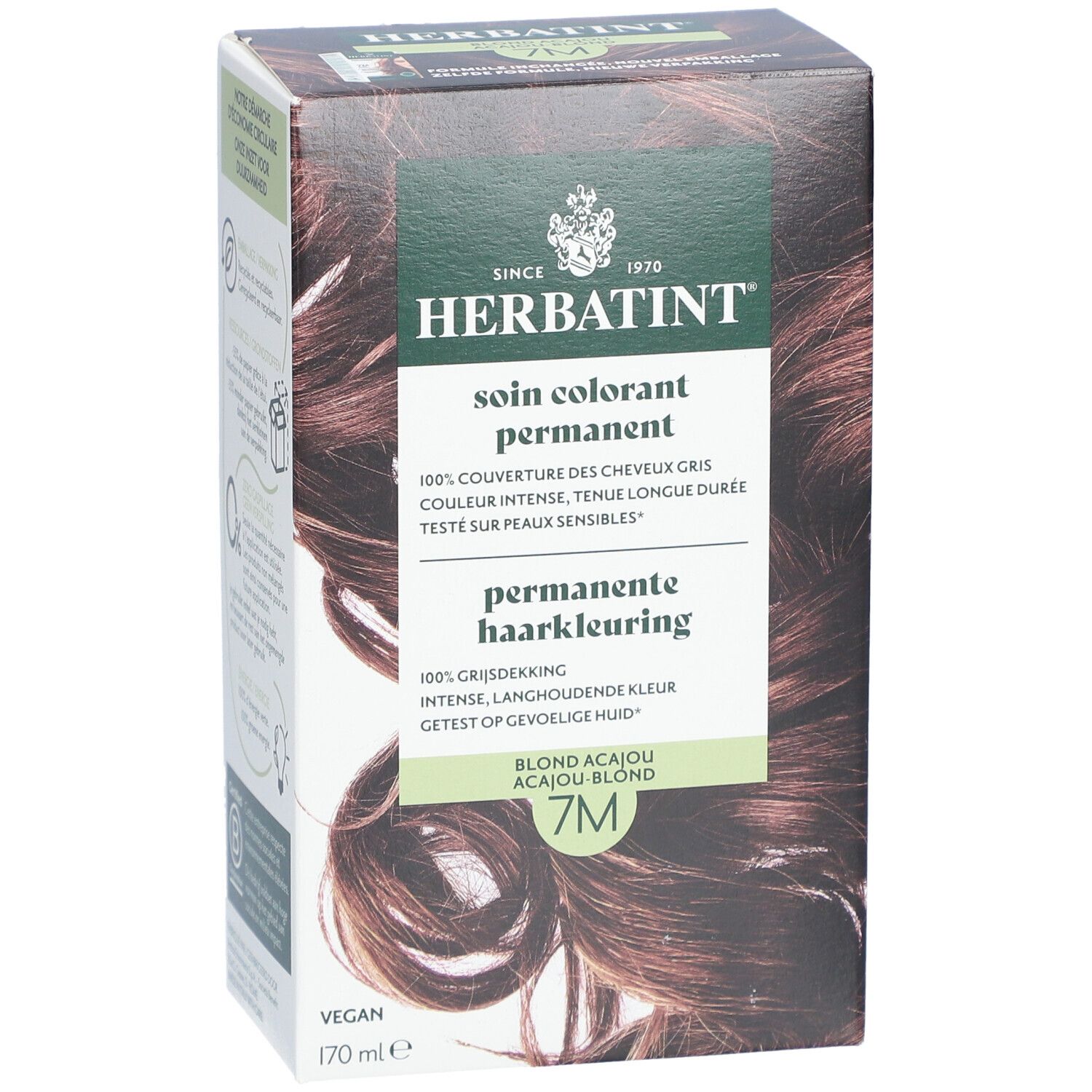 Herbatint Soin Colorant Permanent 7M Blond Acajou