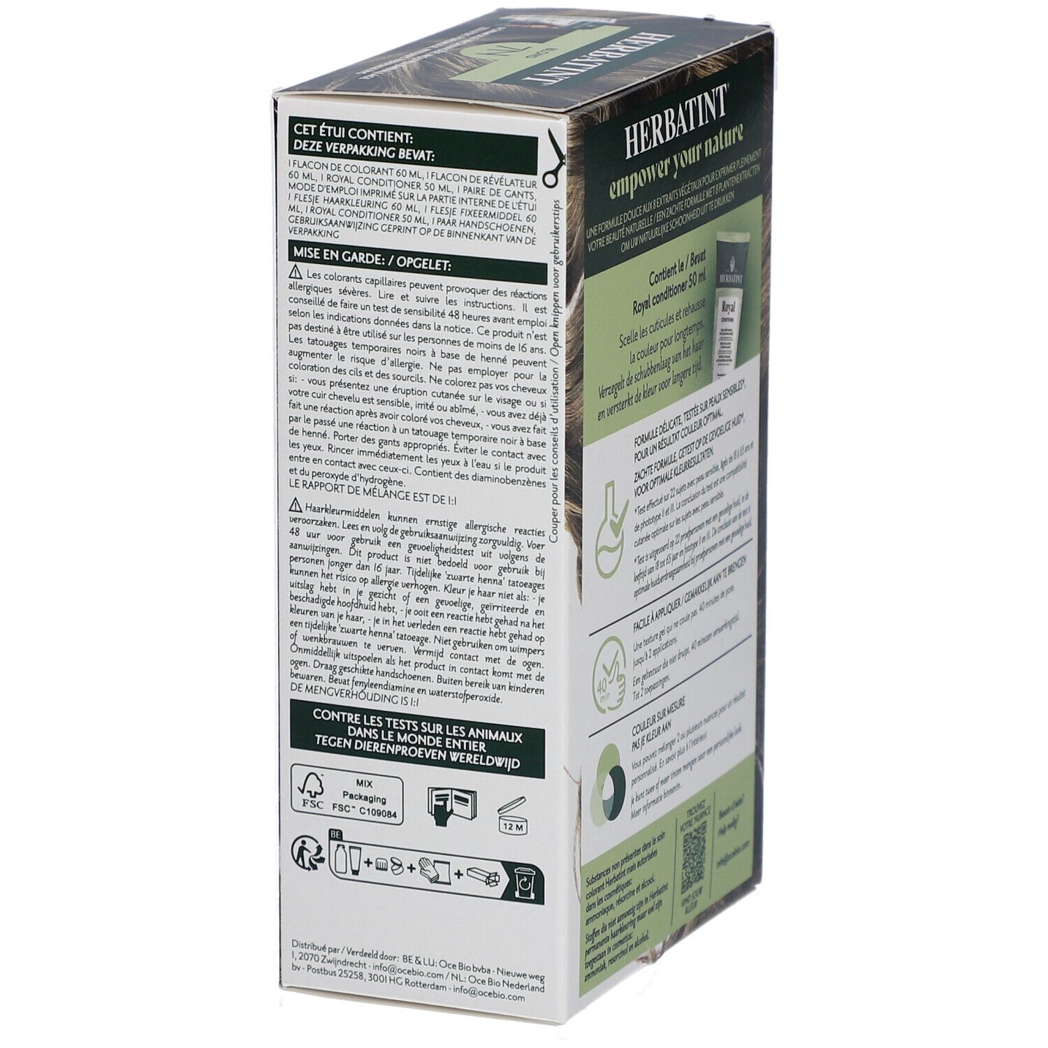 Herbatint Soin Coloration Permanente 7N Blond
