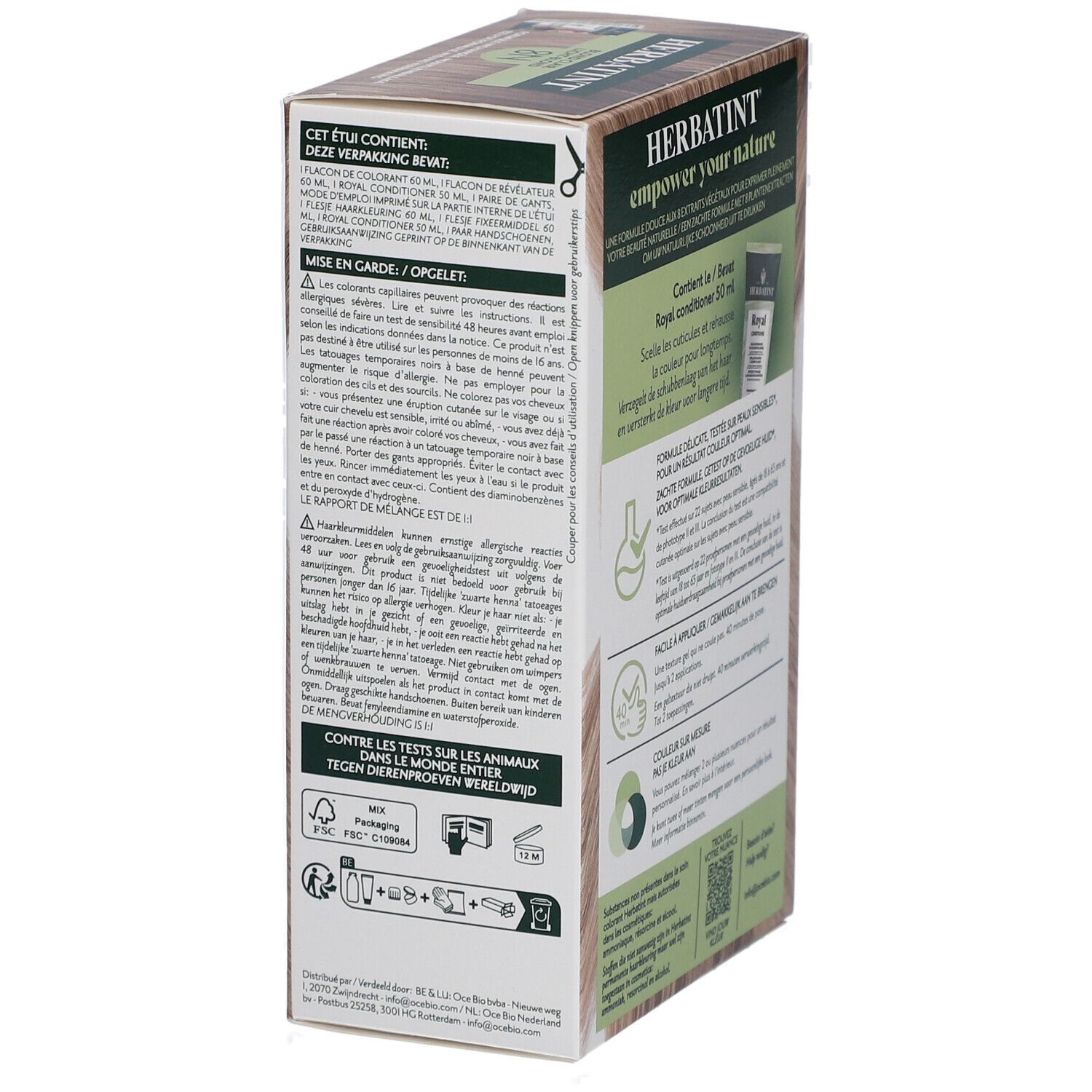Herbatint Soin Colorant Permanent 8N Blond Clair