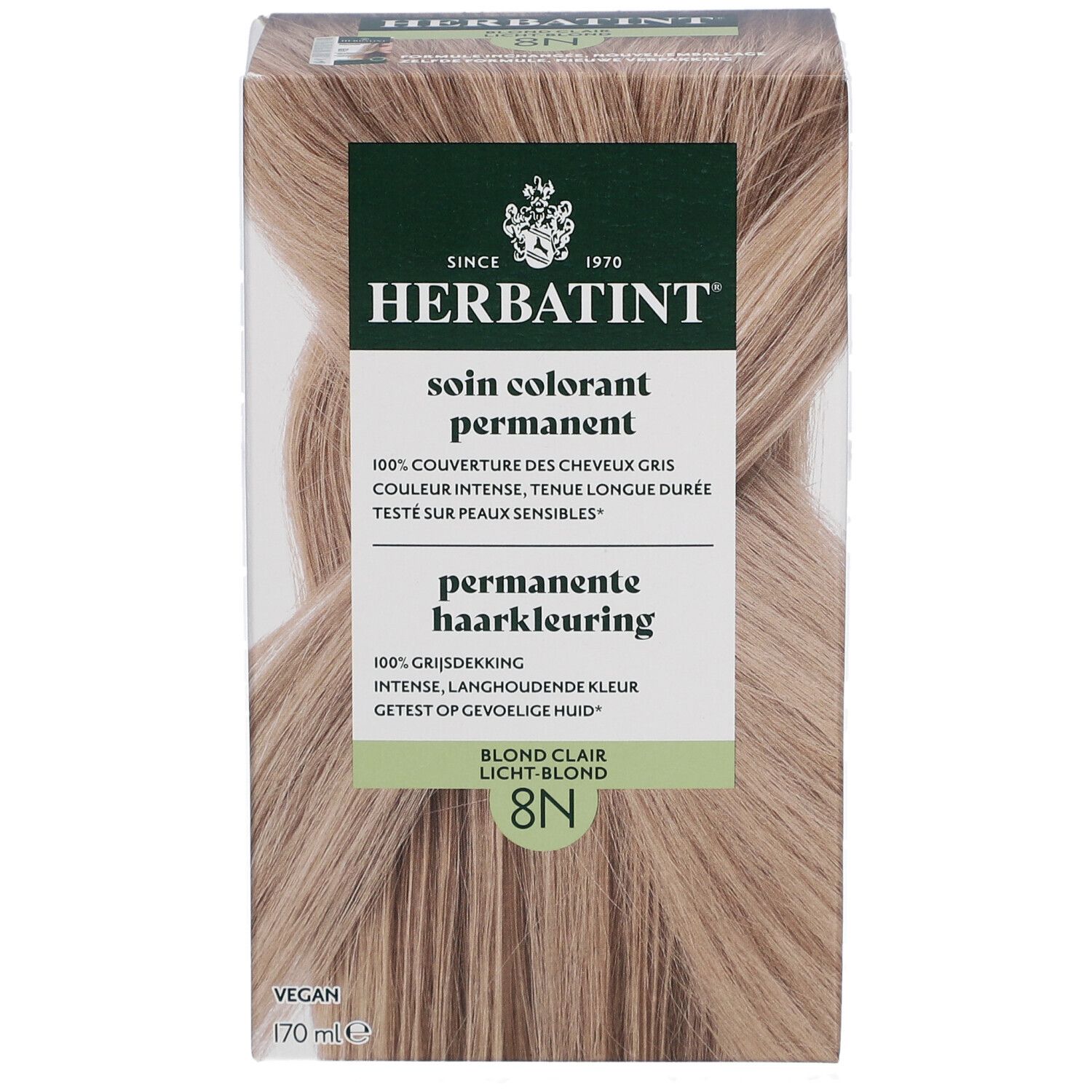 Herbatint Soin Colorant Permanent 8N Blond Clair