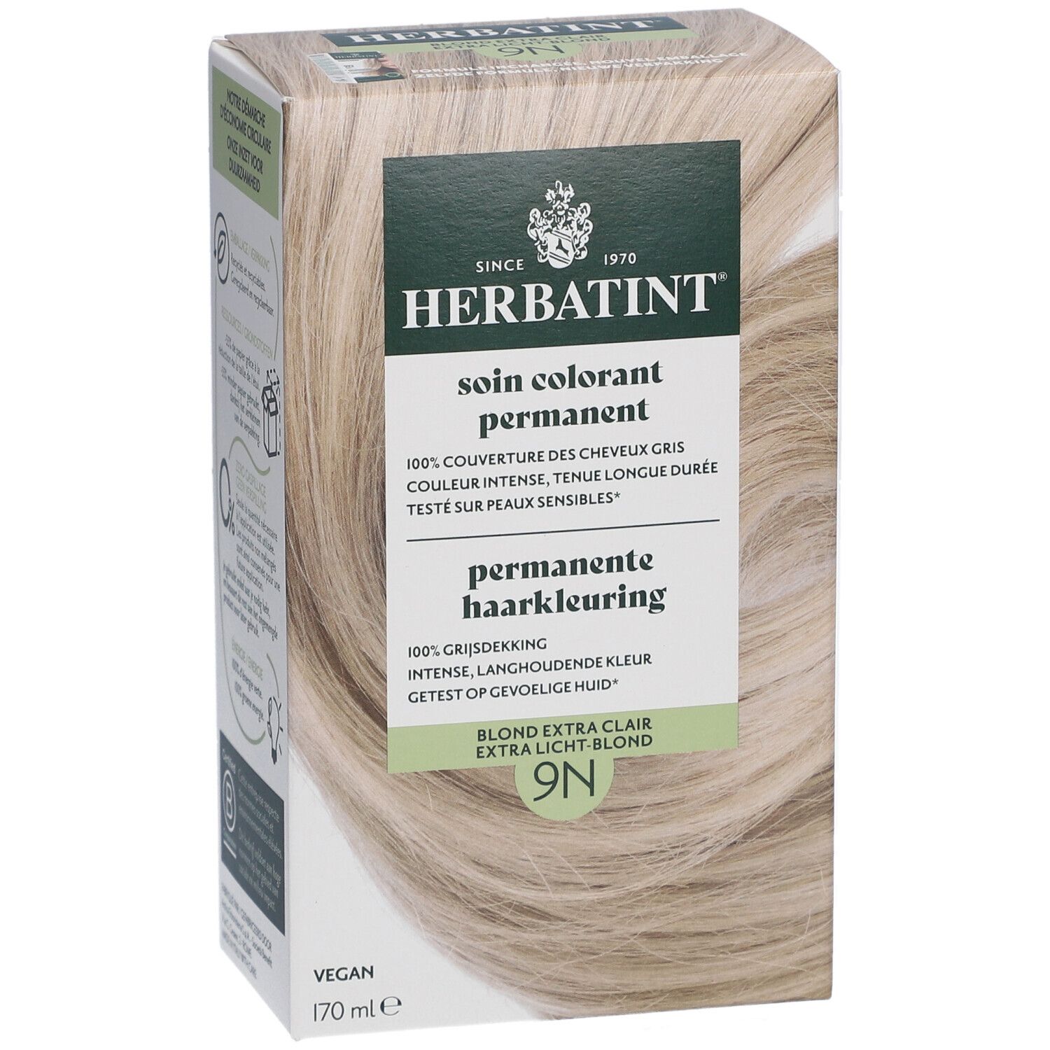 Herbatint Soin Colorant Permanent 9N Blond Miel