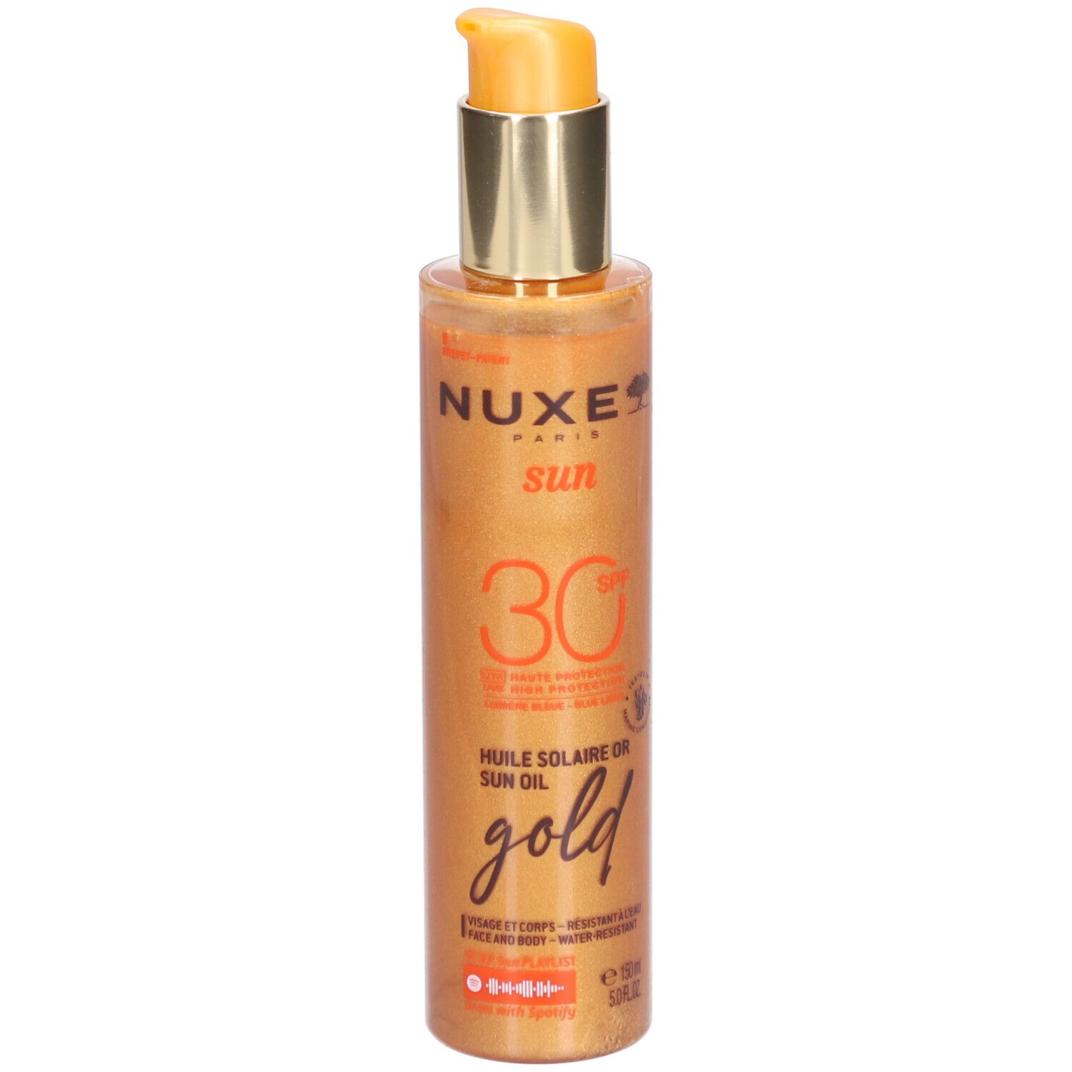 Nuxe Sun Huile Solaire Or Haute Protection SPF30