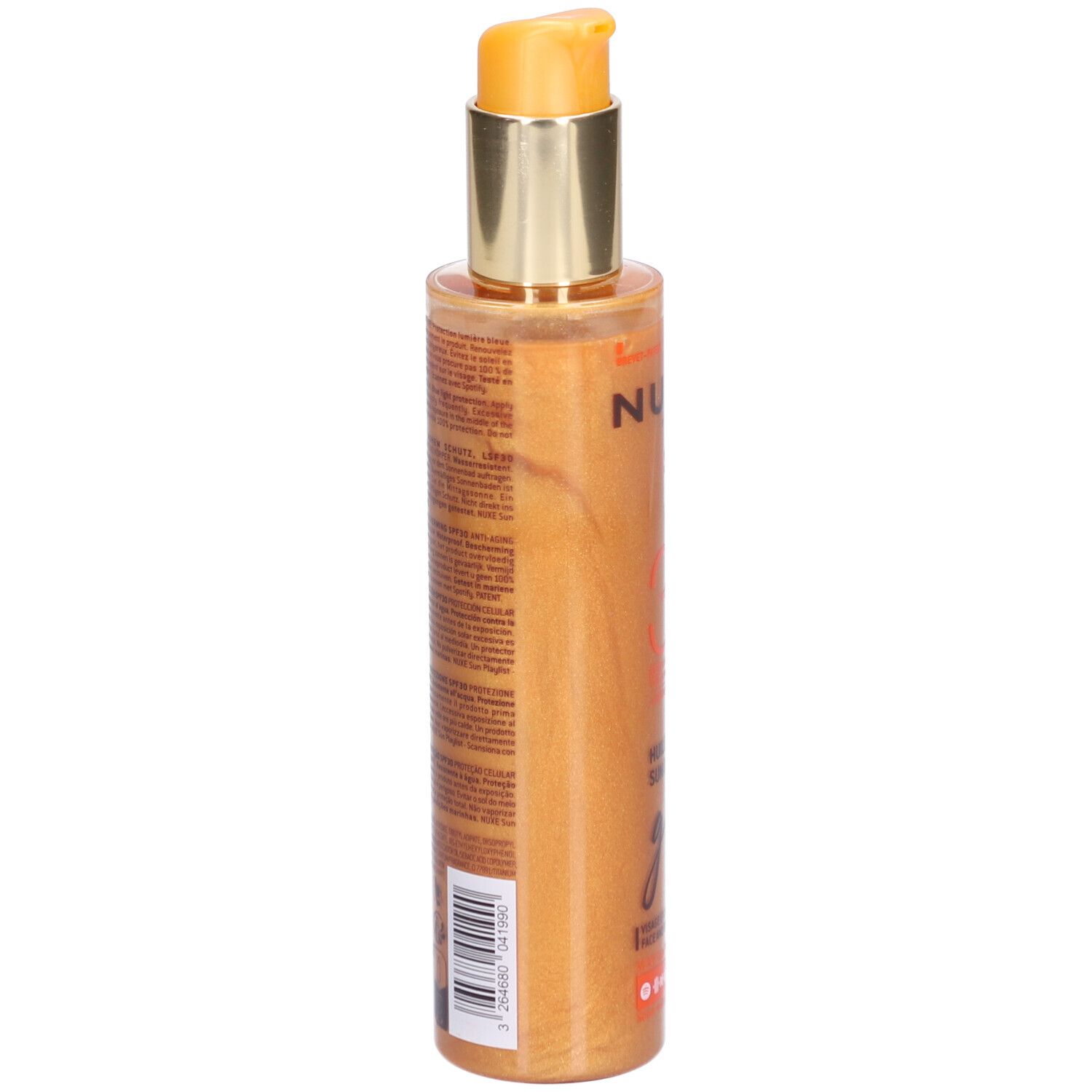 Nuxe Sun Huile Solaire Or Haute Protection SPF30