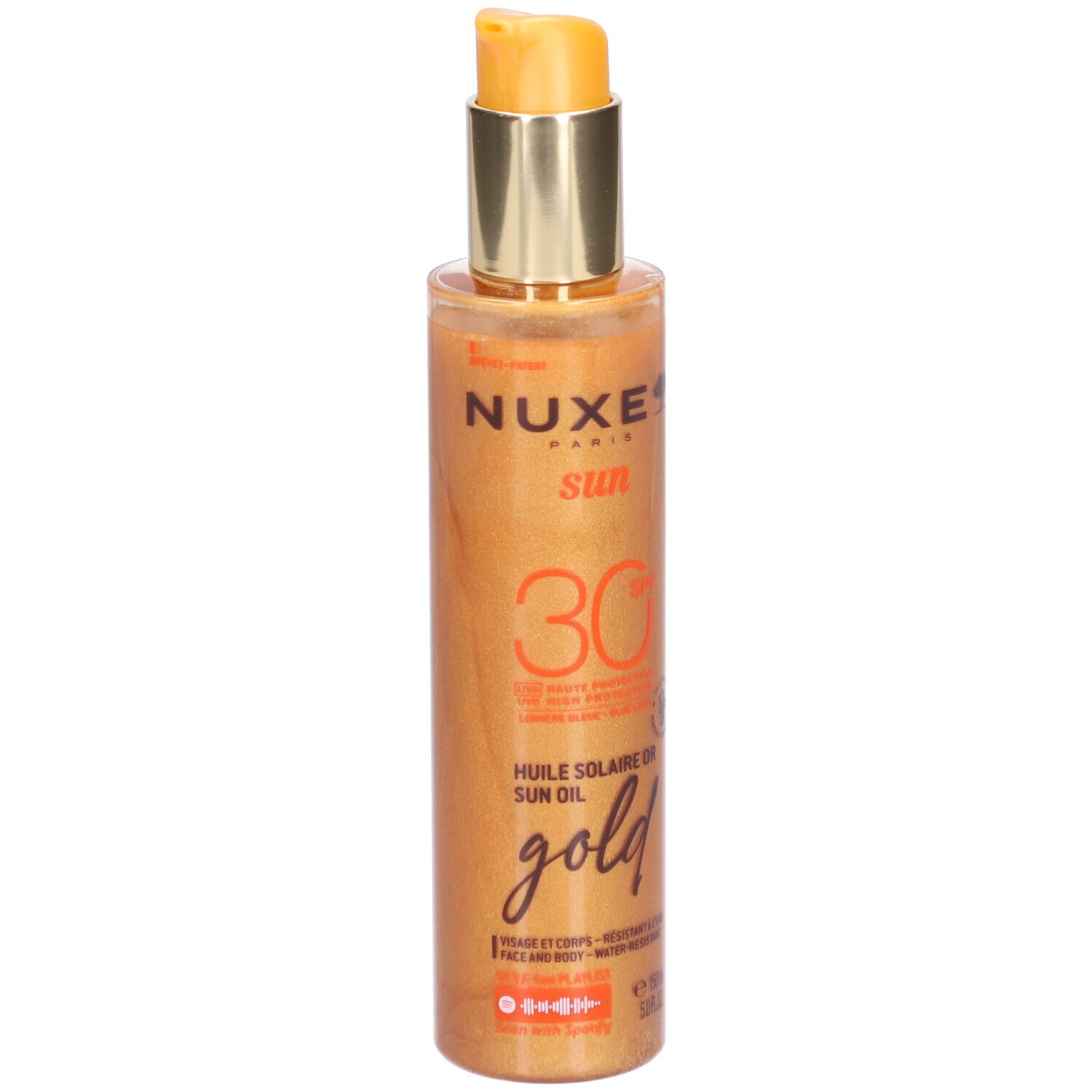 Nuxe Sun Huile Solaire Or Haute Protection SPF30