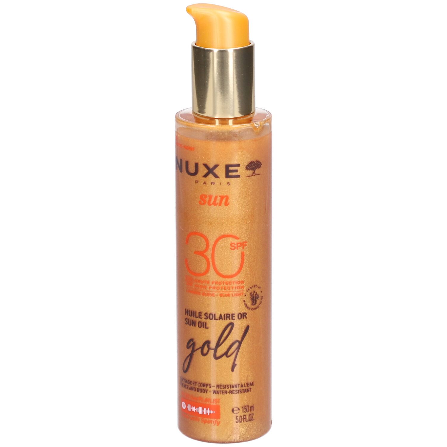 Nuxe Sun Huile Solaire Or Haute Protection SPF30
