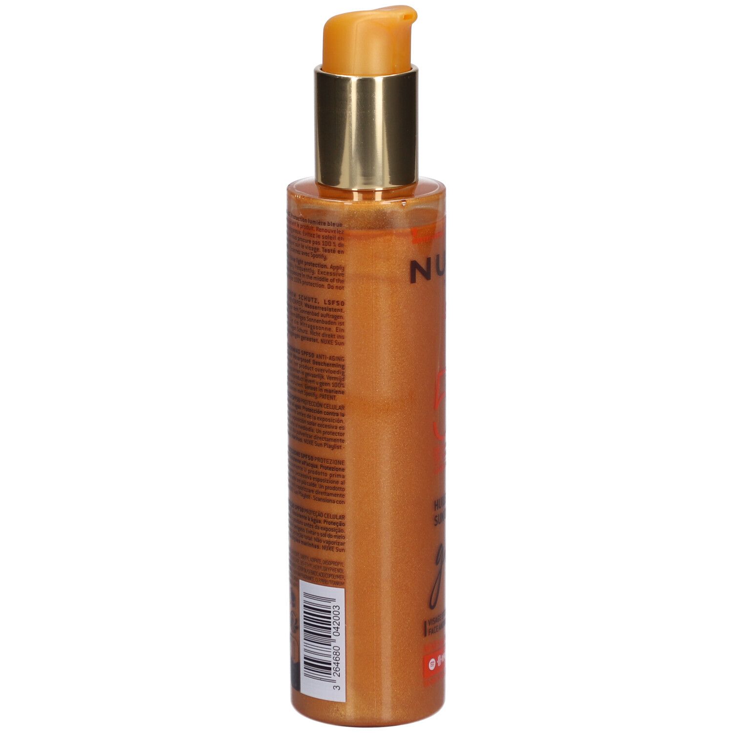 Nuxe Sun Huile Solaire Or Haute Protection SPF50