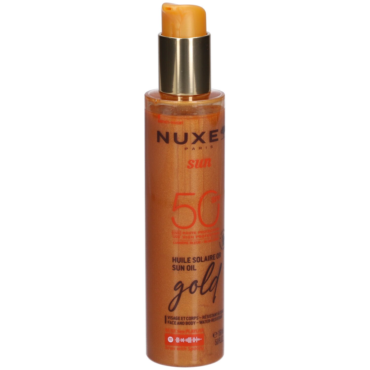 Nuxe Sun Huile Solaire Or Haute Protection SPF50