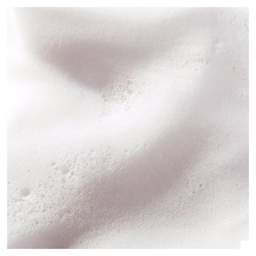 Arrière du flacon de mousse nettoyante légère NUXE Very Rose avec ingrédients.