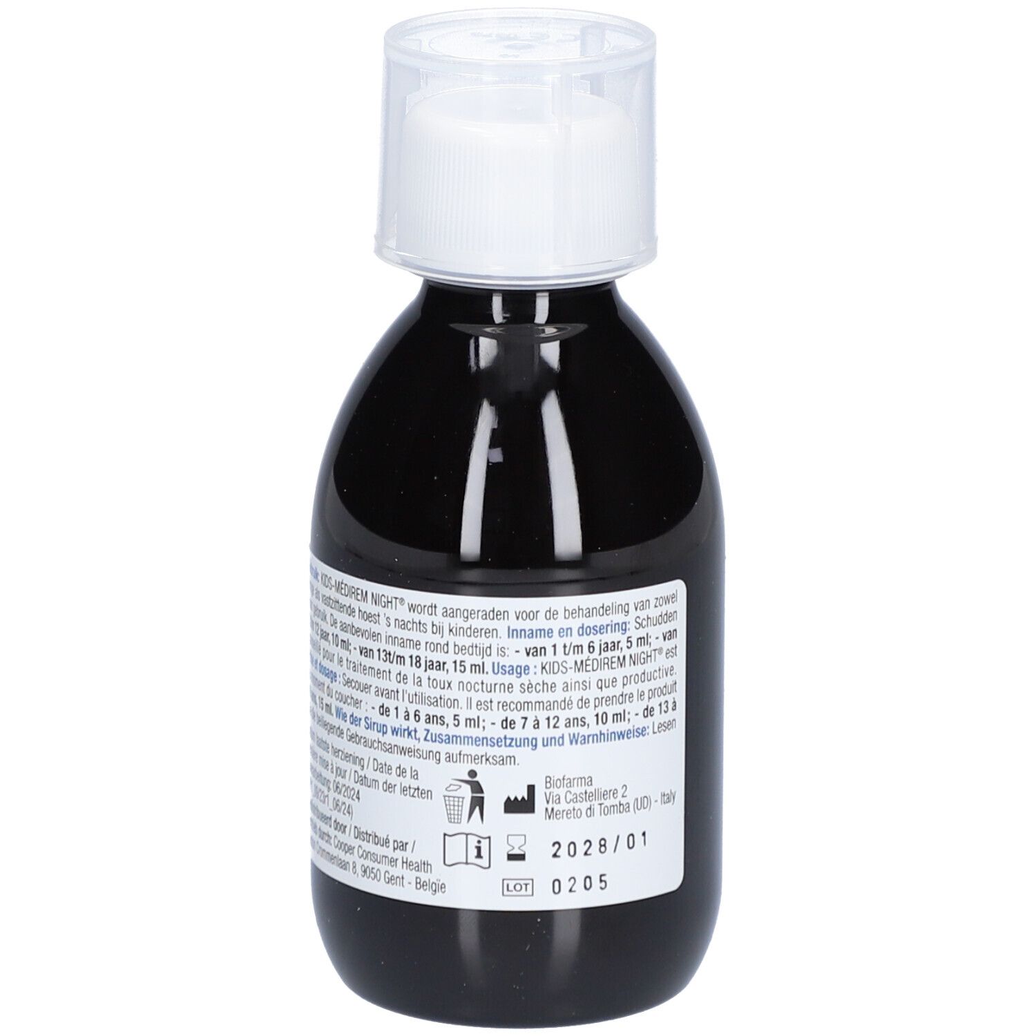 KIDS-MEDIREM Night Sirop pour la Toux