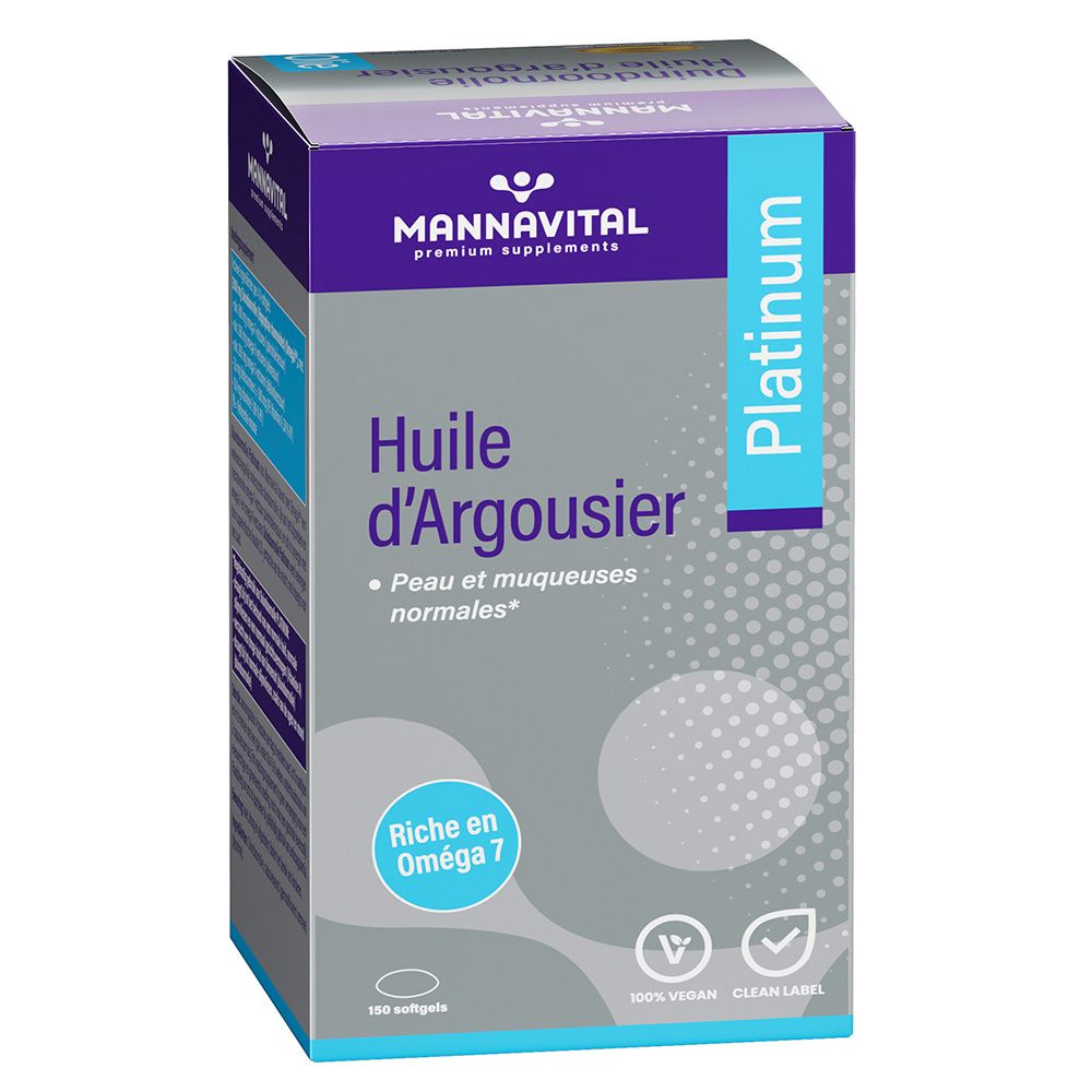 Mannavital Huile d'Argousier