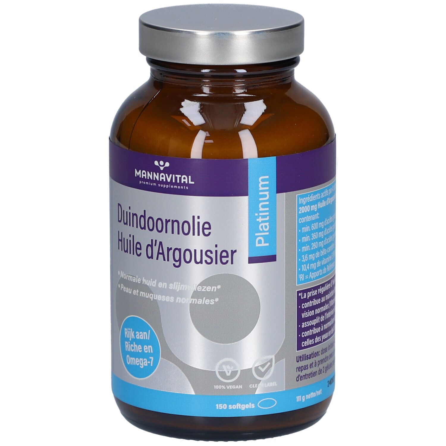 Mannavital Huile d'Argousier