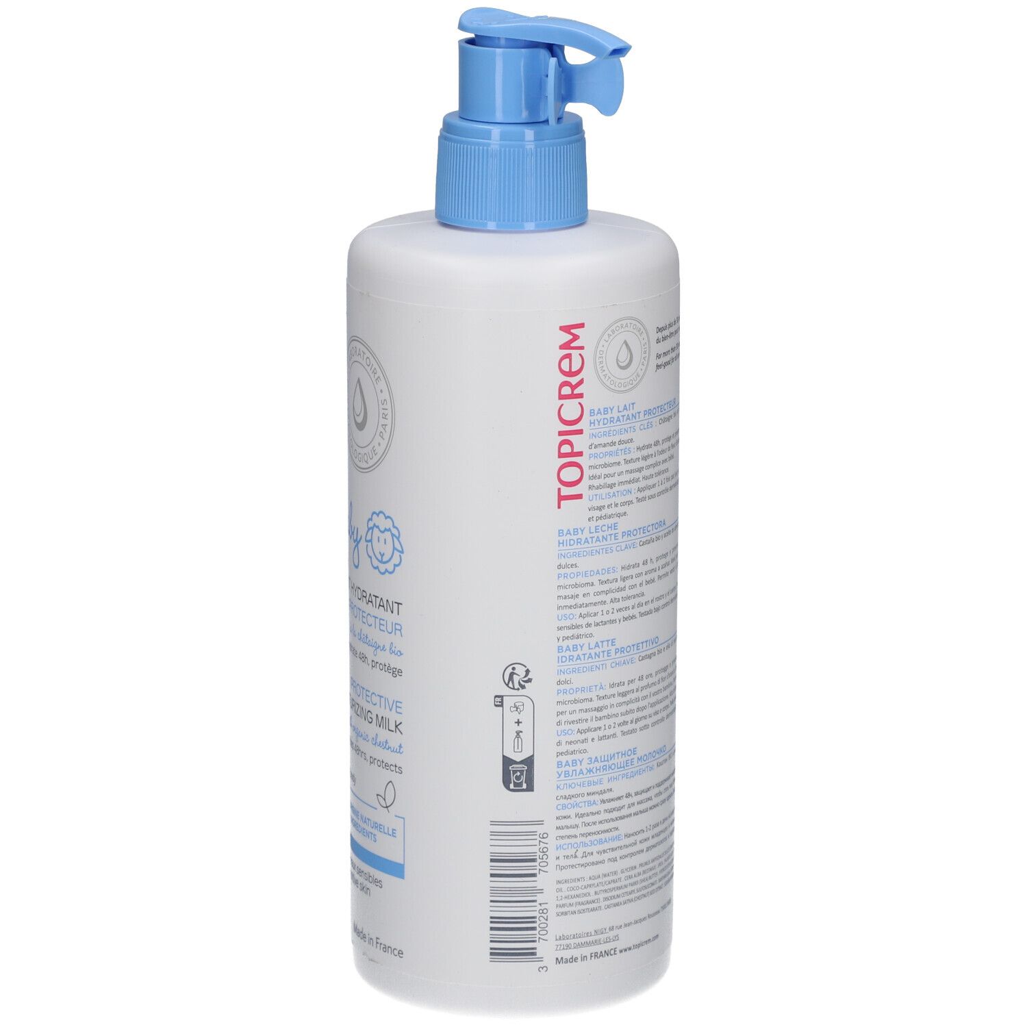 Topicrem Baby Lait Hydratant Protecteur