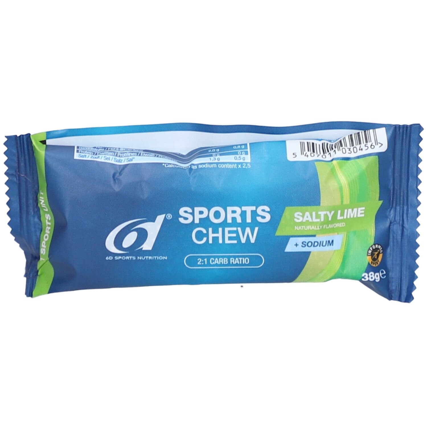 6D Sports Chew - Salty Lime