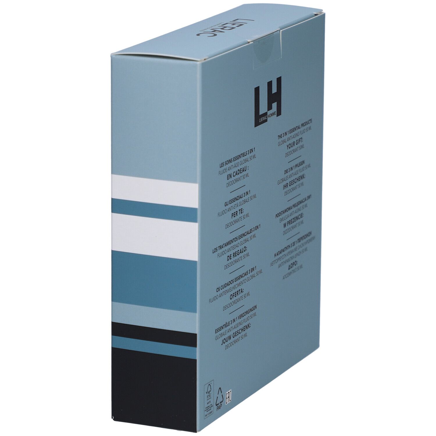 LIERAC Coffret Homme Fluide Anti-Âge Global + Déodorant