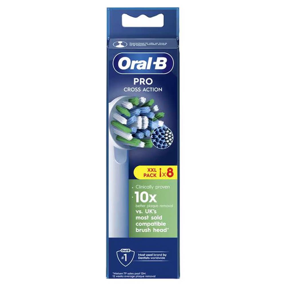 OralB Pro Cross Action - Têtes de rechange pour brosse à dents électriques