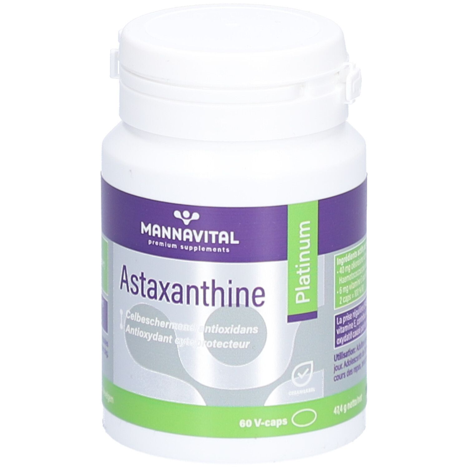 Mannavital Astaxanthine Platinum