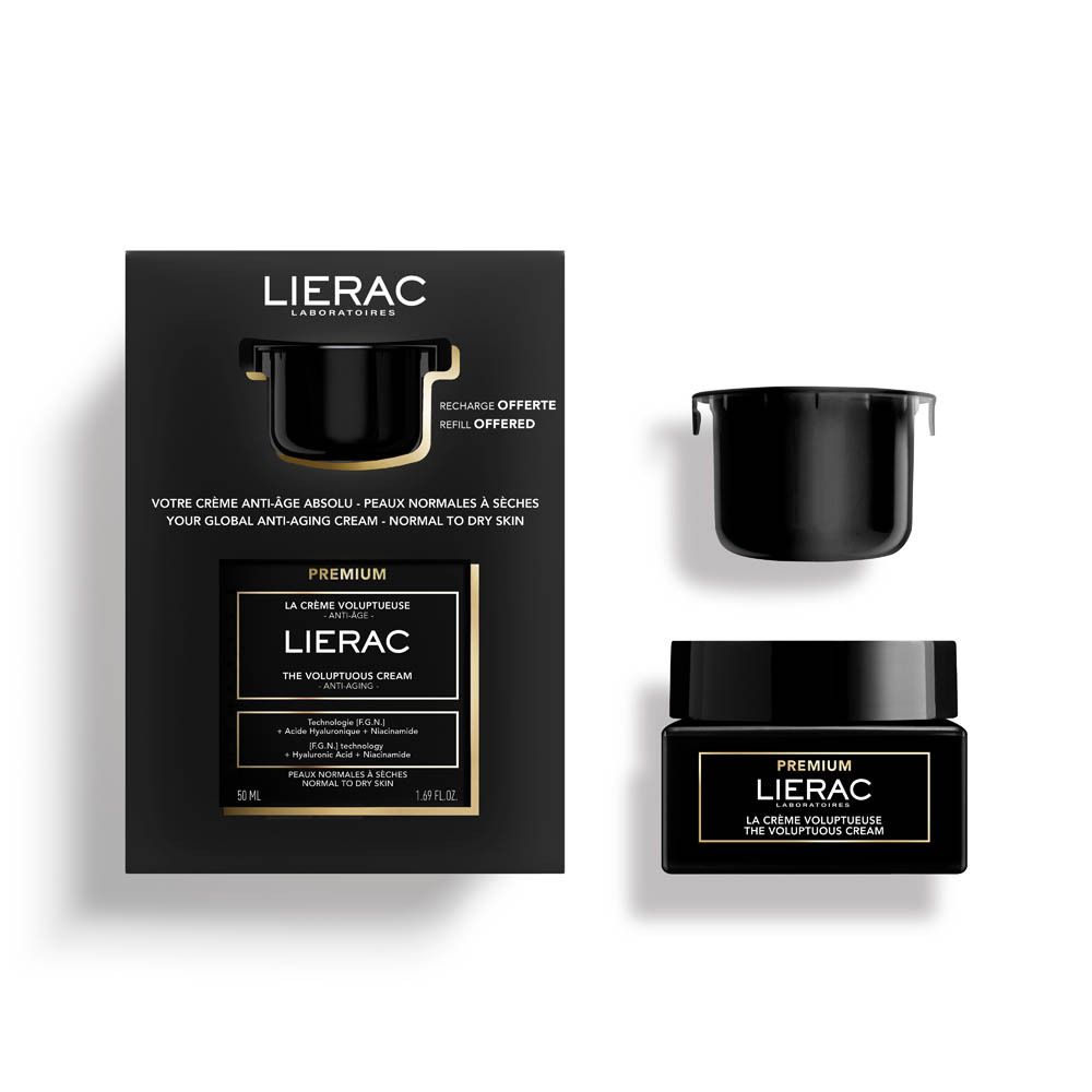 LIERAC Premium La Crème Voluptueuse + Recharge