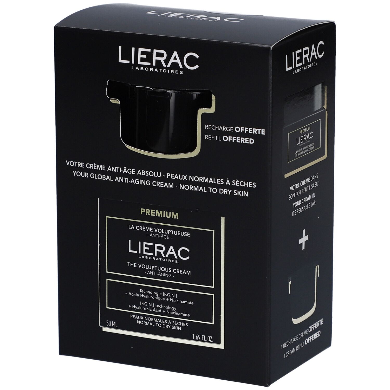 LIERAC Premium La Crème Voluptueuse + Recharge