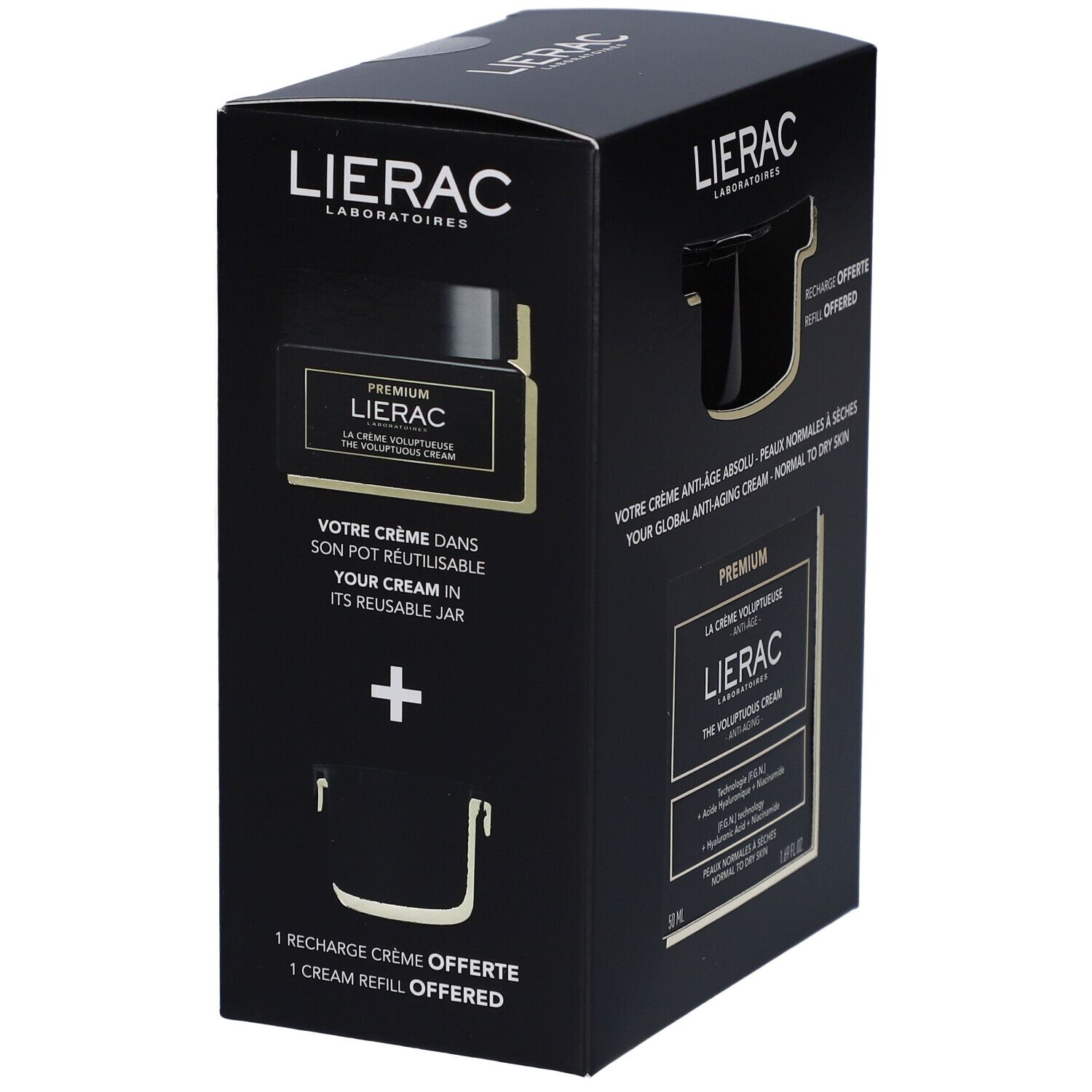 LIERAC Premium La Crème Voluptueuse + Recharge