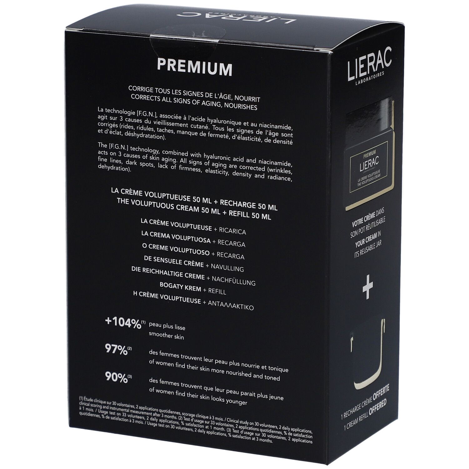 LIERAC Premium La Crème Voluptueuse + Recharge