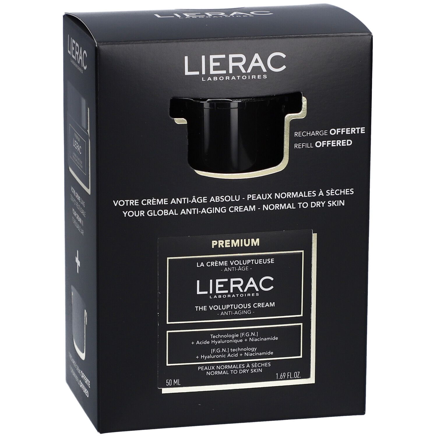 LIERAC Premium La Crème Voluptueuse + Recharge