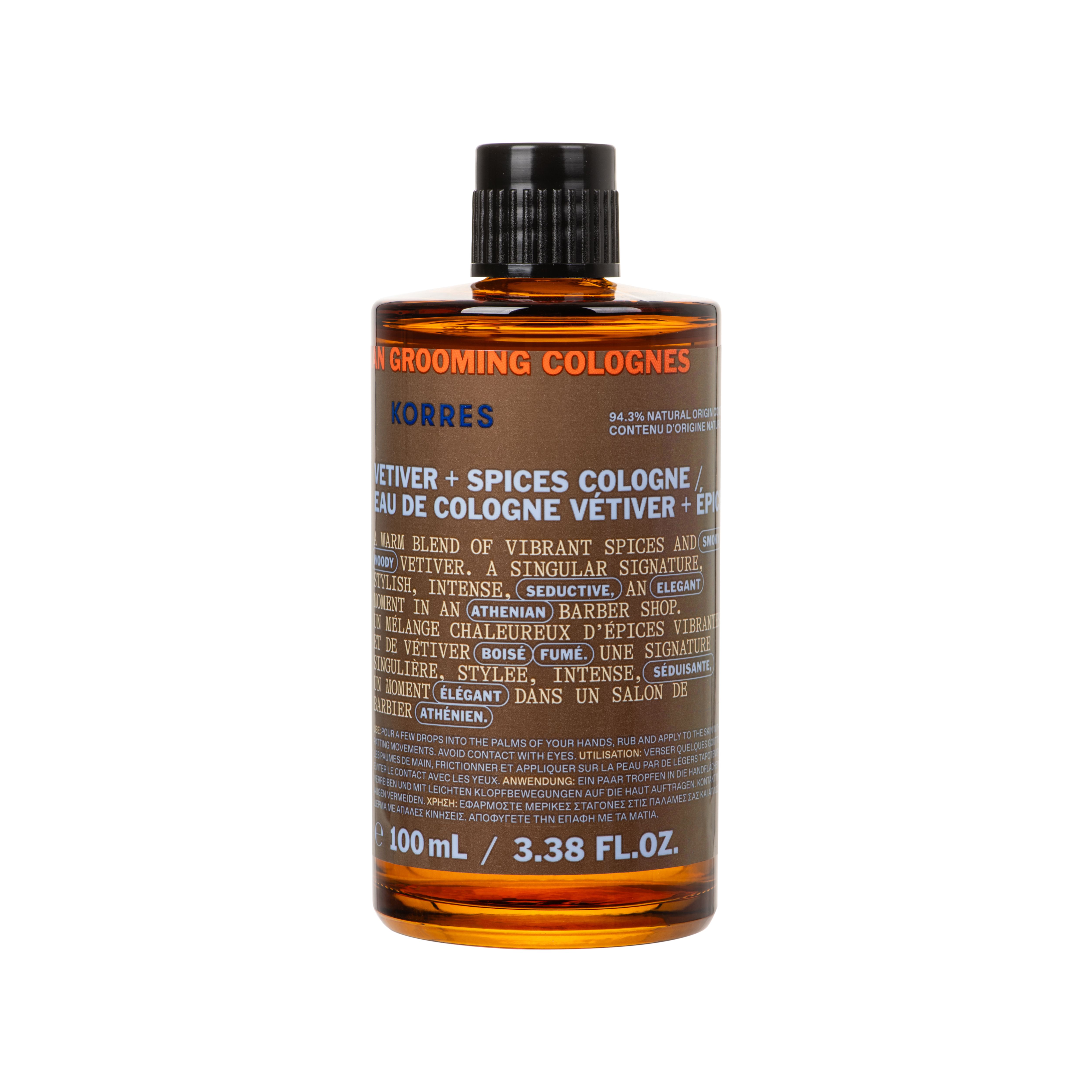 Korres Eau de Cologne Vétiver + Épices