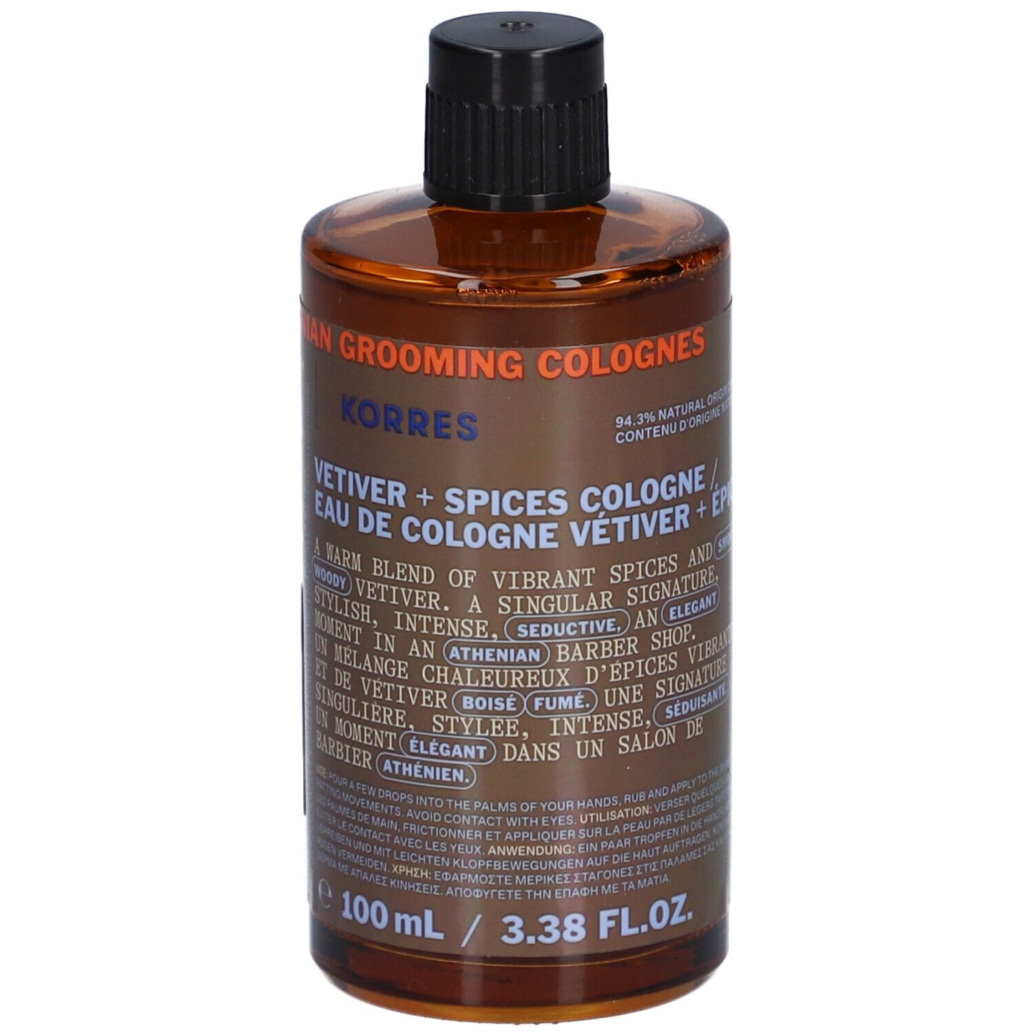 Korres Eau de Cologne Vétiver + Épices
