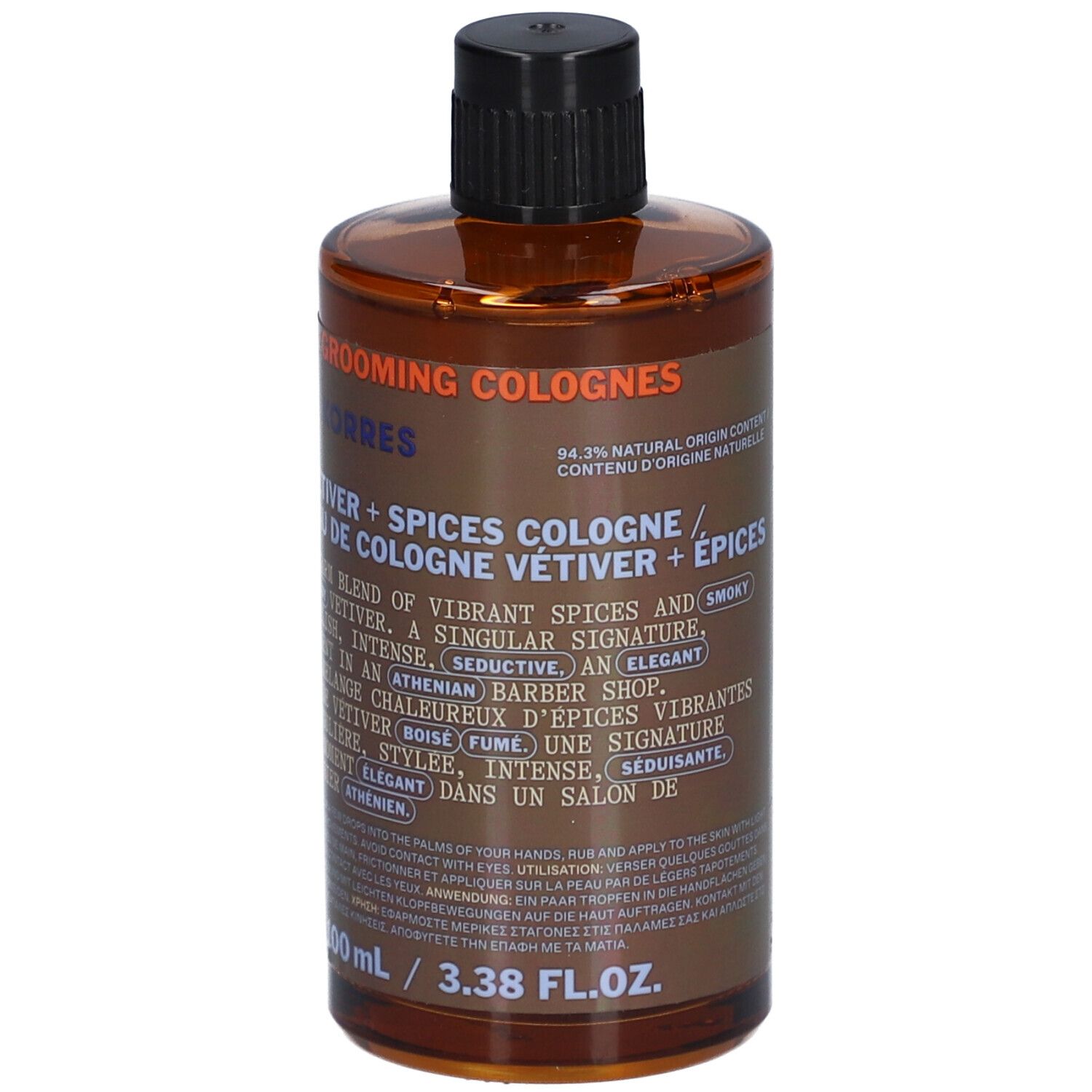 Korres Eau de Cologne Vétiver + Épices
