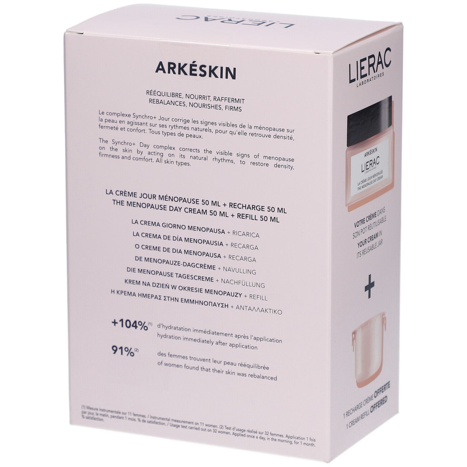 LIERAC Arkéskin La Crème Jour Ménopause + Recharge
