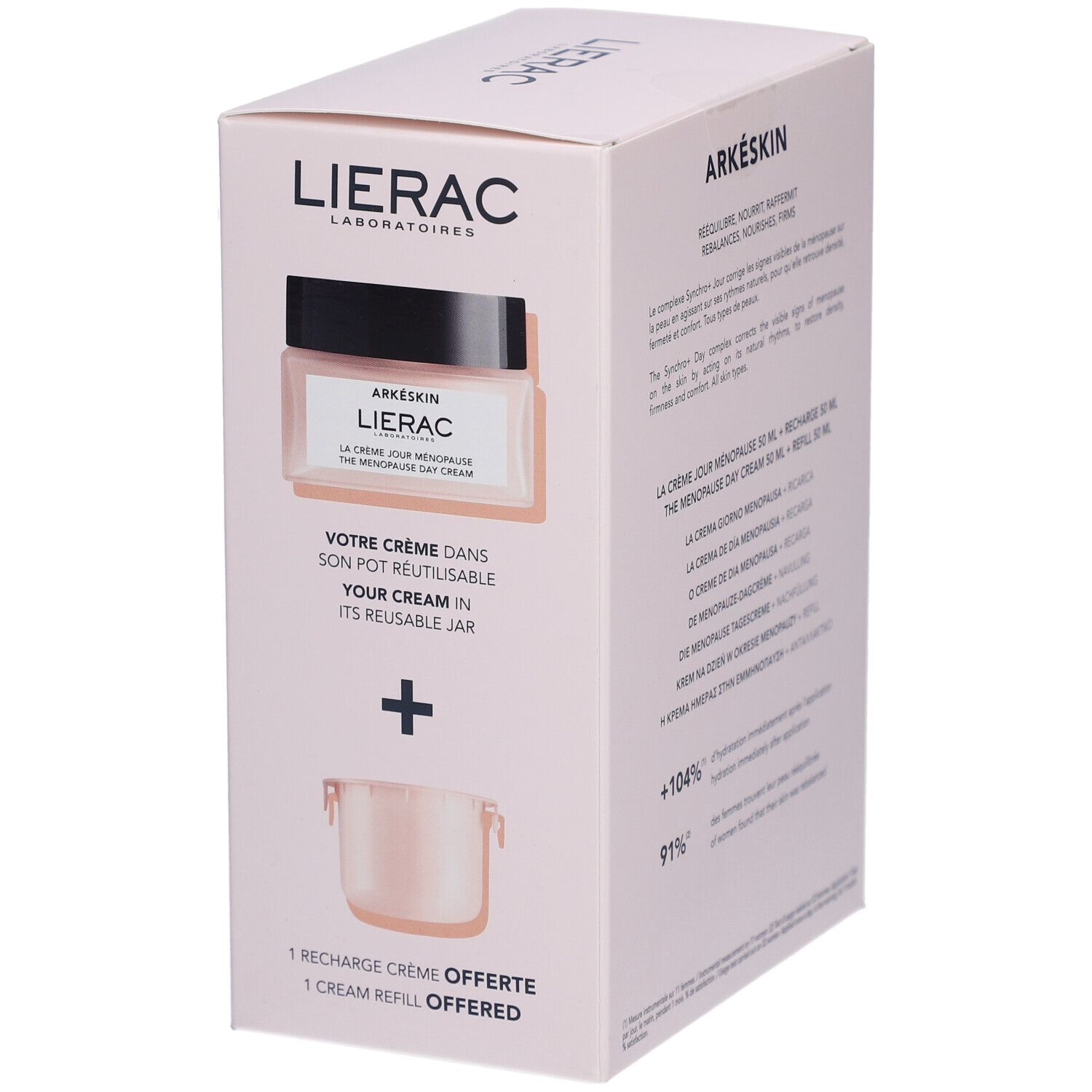 LIERAC Arkéskin La Crème Jour Ménopause + Recharge